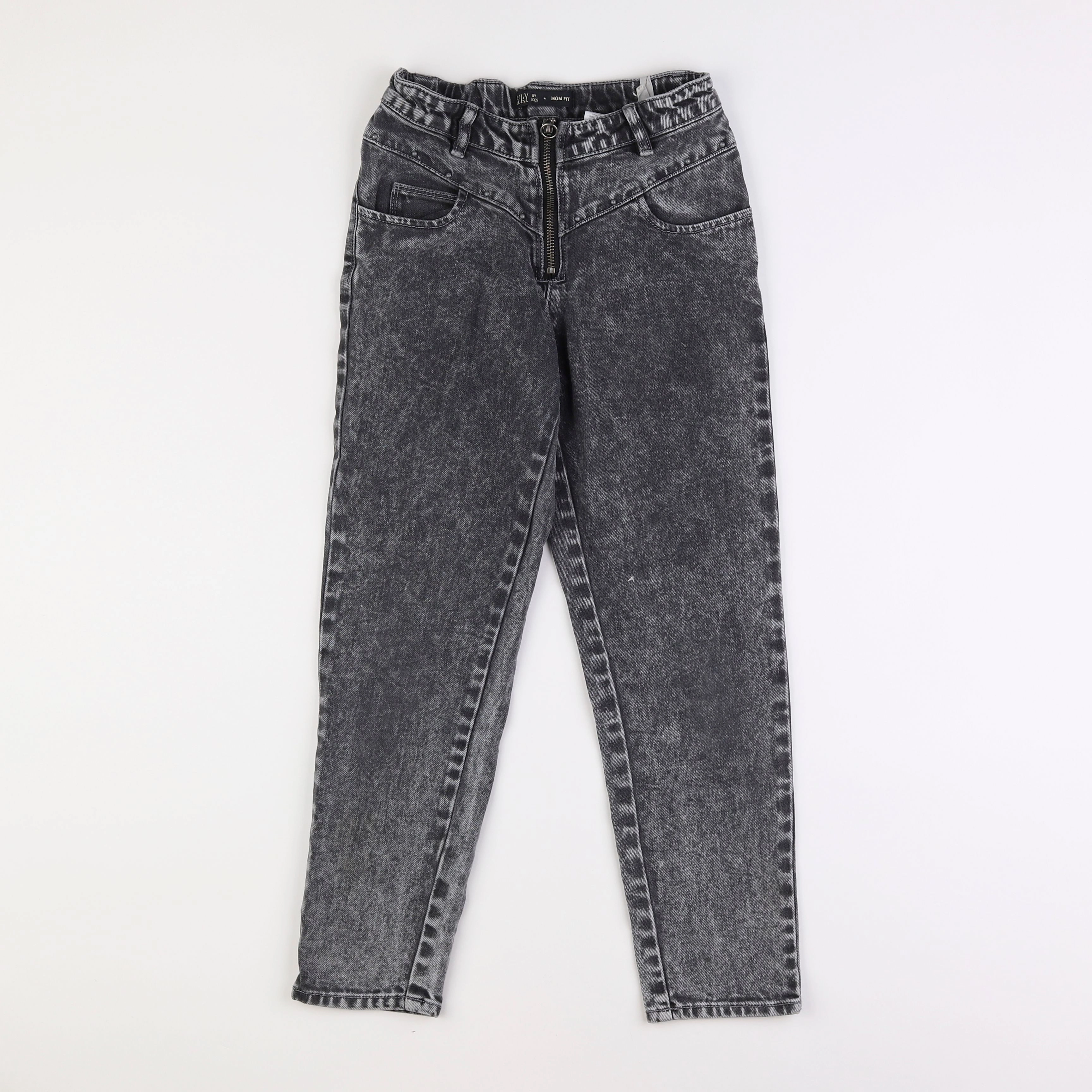 IKKS - jean gris - 10 ans