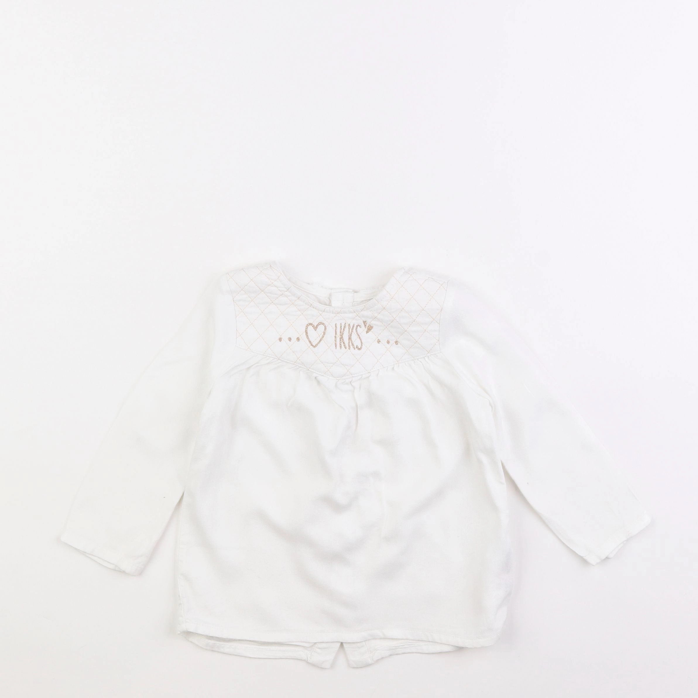 IKKS - tee-shirt blanc - 2 ans