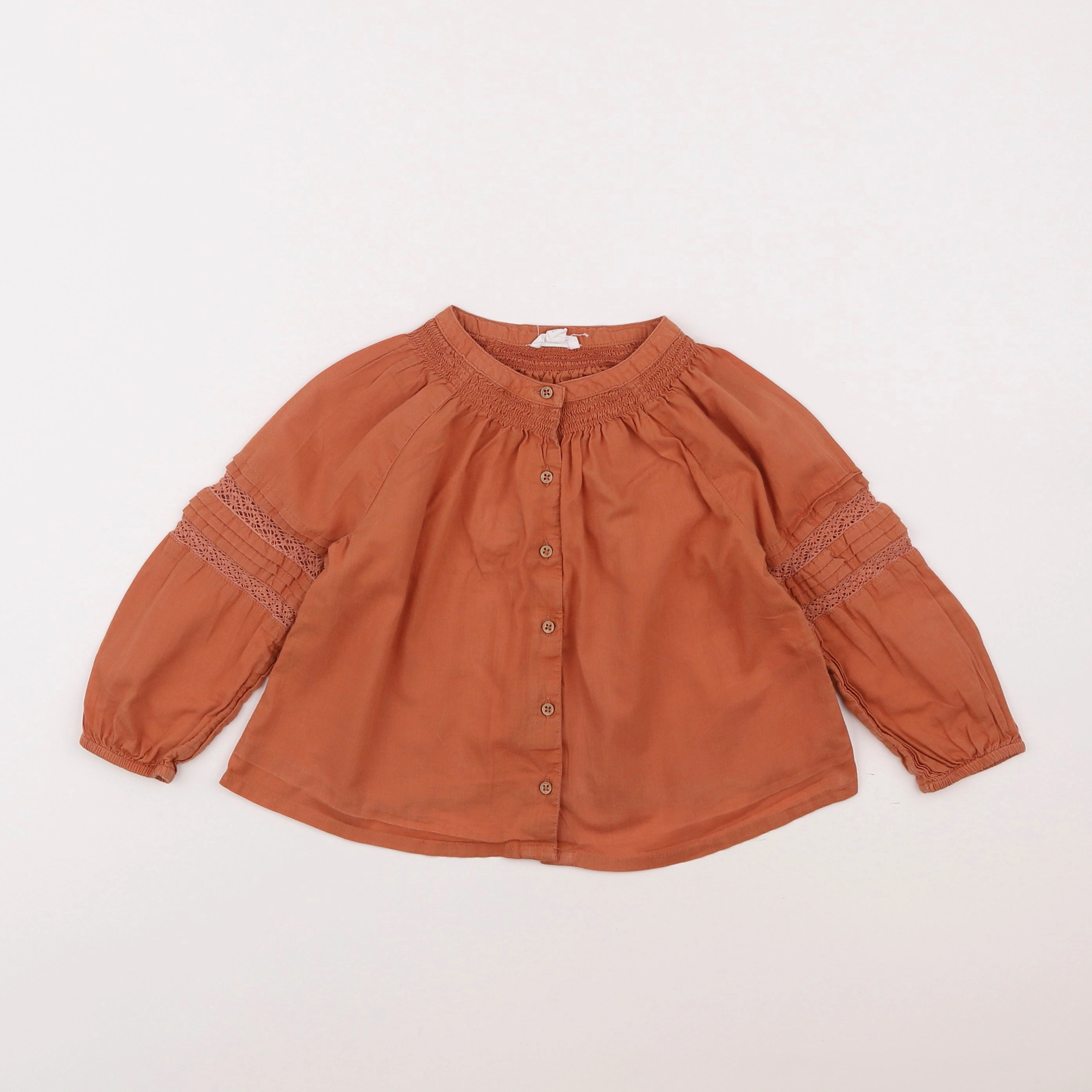 Vertbaudet - blouse rose - 2 ans