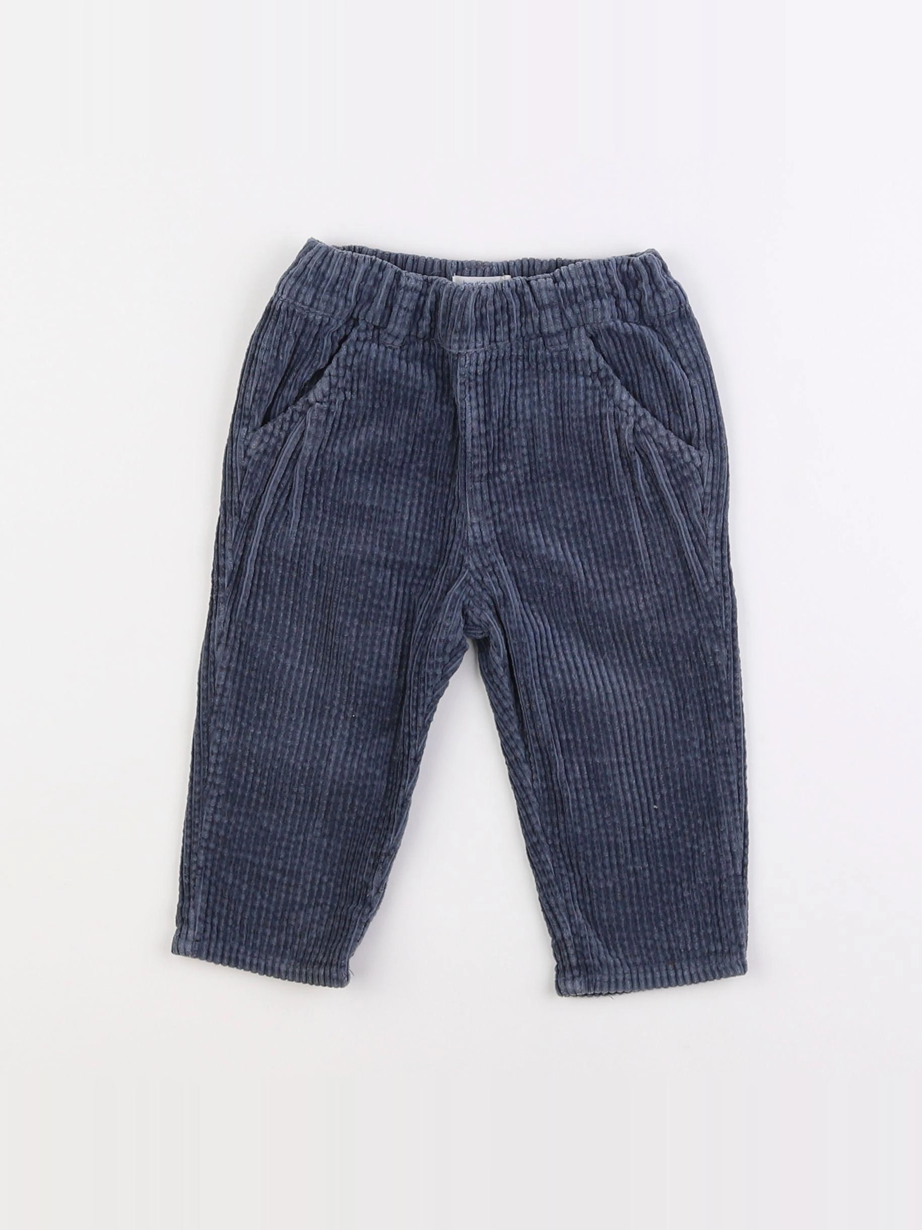Boutchou - pantalon bleu - 9 mois