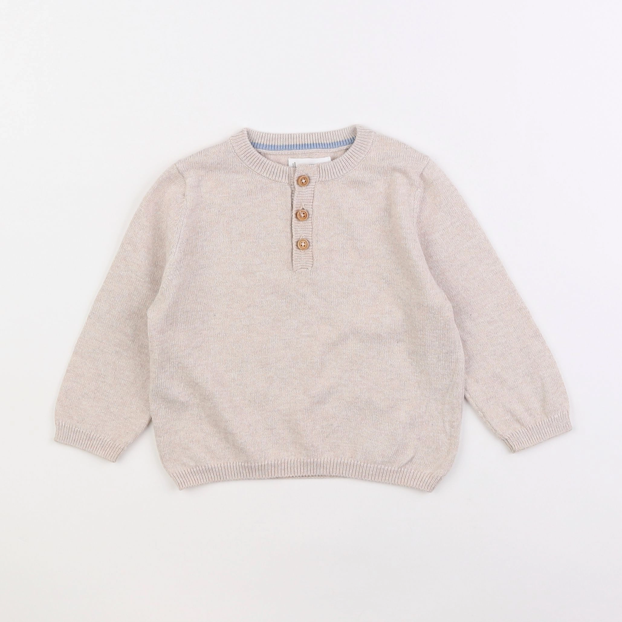 Mango - pull beige - 9/12 mois