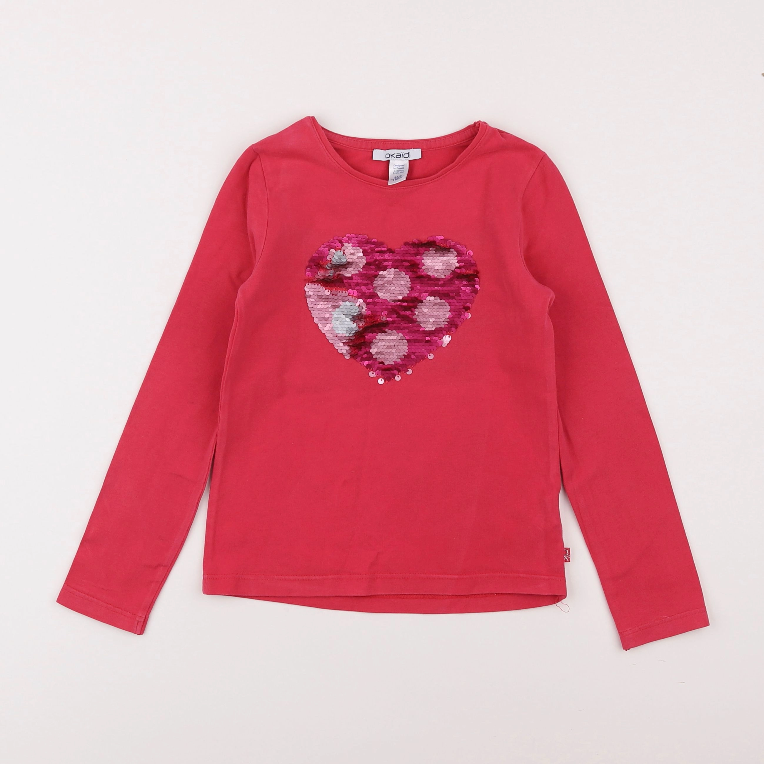 Okaidi - tee-shirt rose - 6 ans