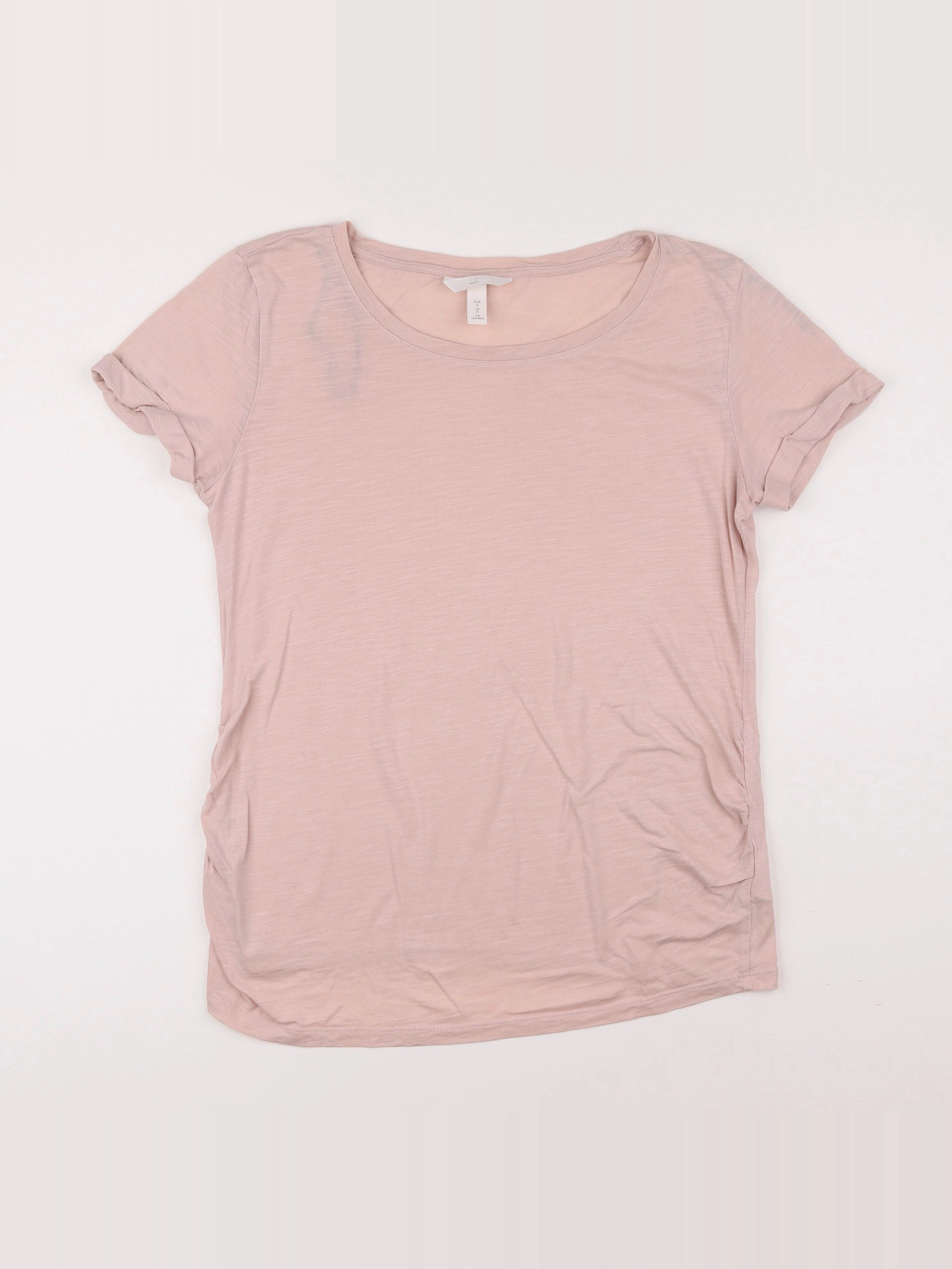 H&M - tee-shirt grossesse rose - s