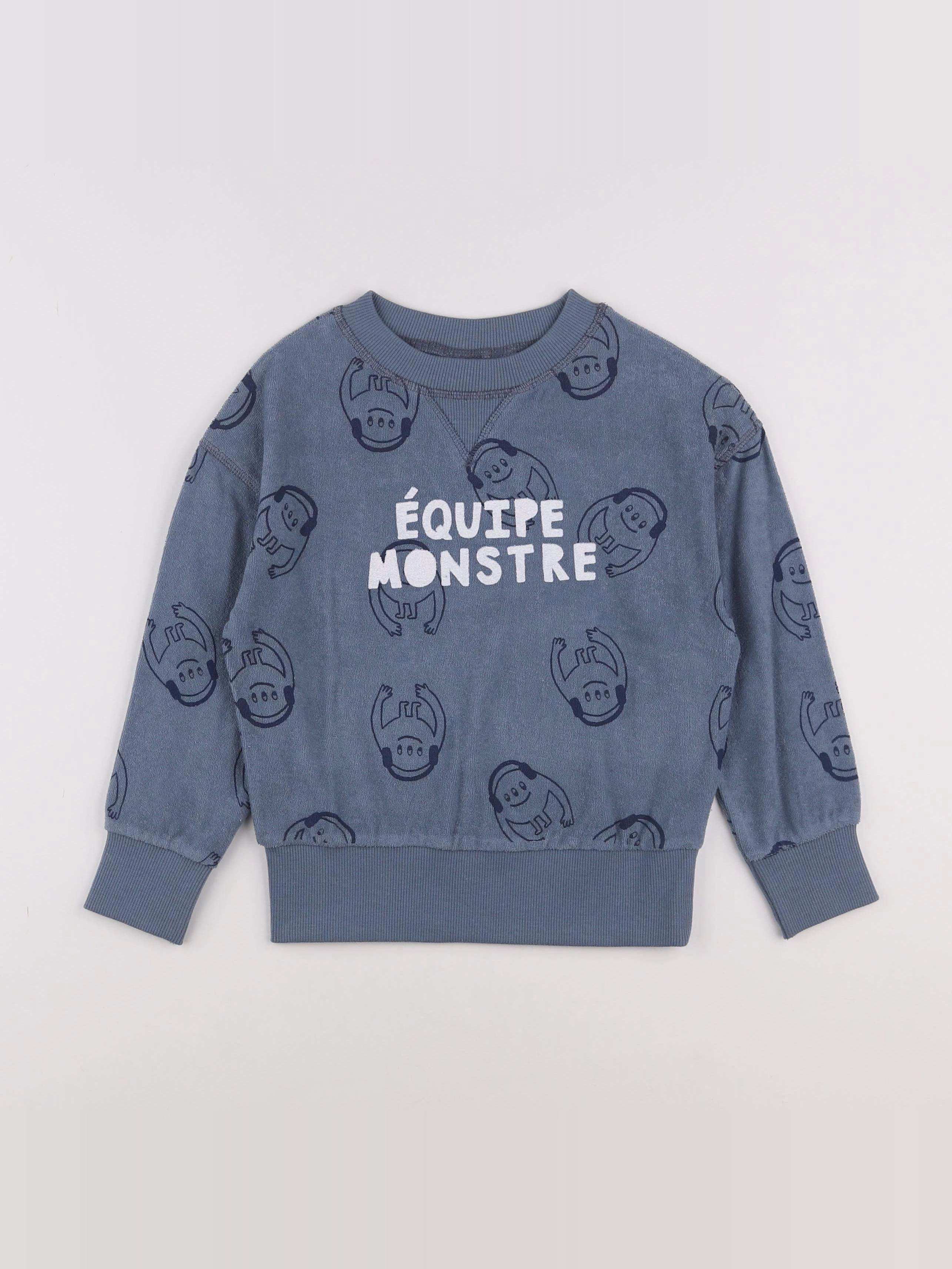 Maison Tadaboum - Sweat Julia bleu - 10/11 ans