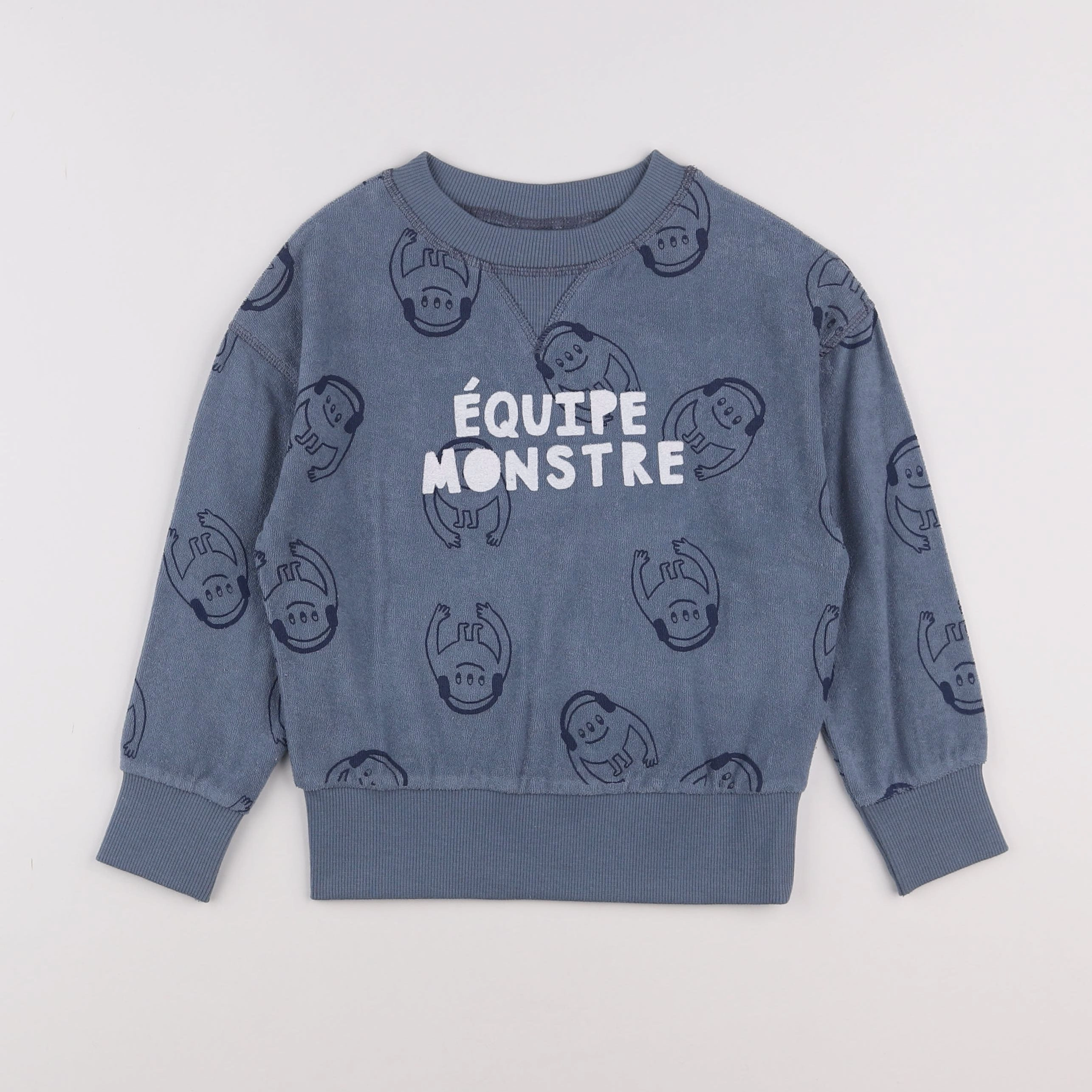 Maison Tadaboum - Sweat Julia bleu - 12 mois