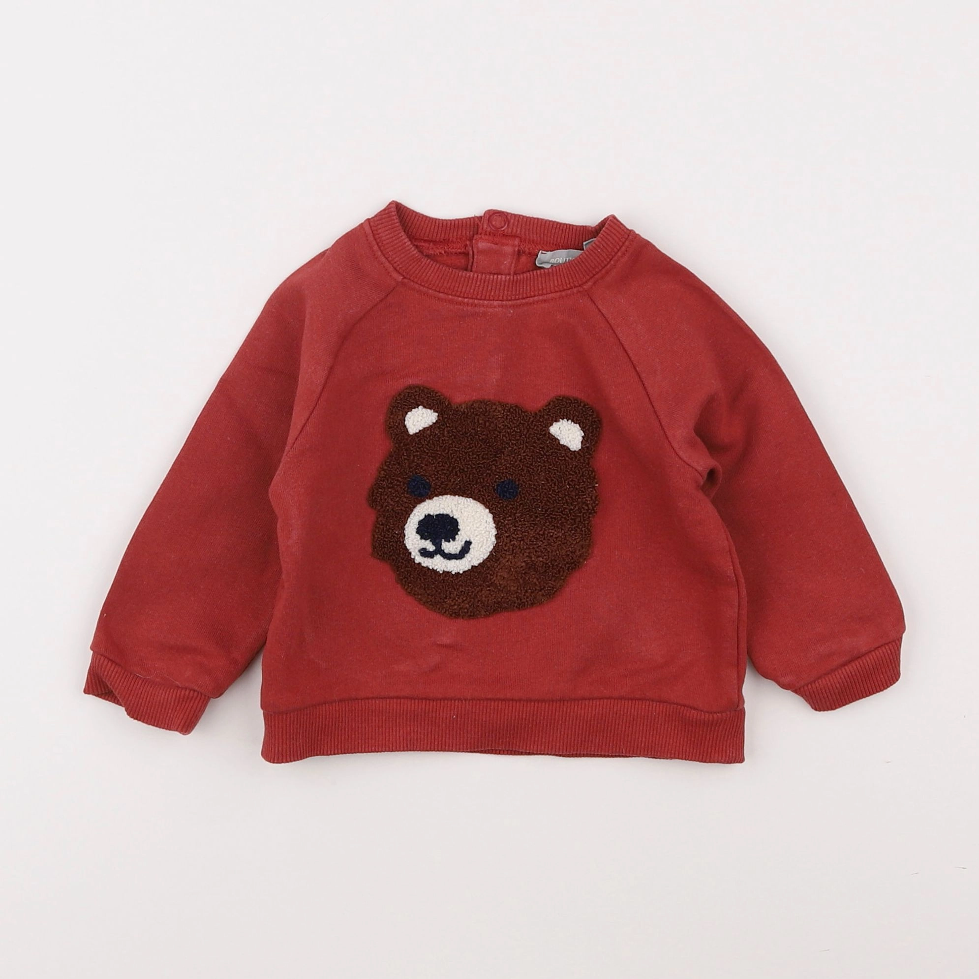Boutchou - sweat rouge - 12 mois
