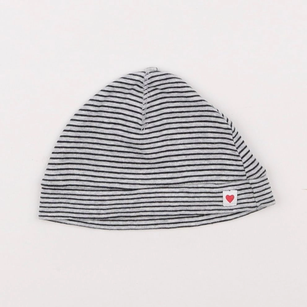 H&M - bonnet gris - 3 mois