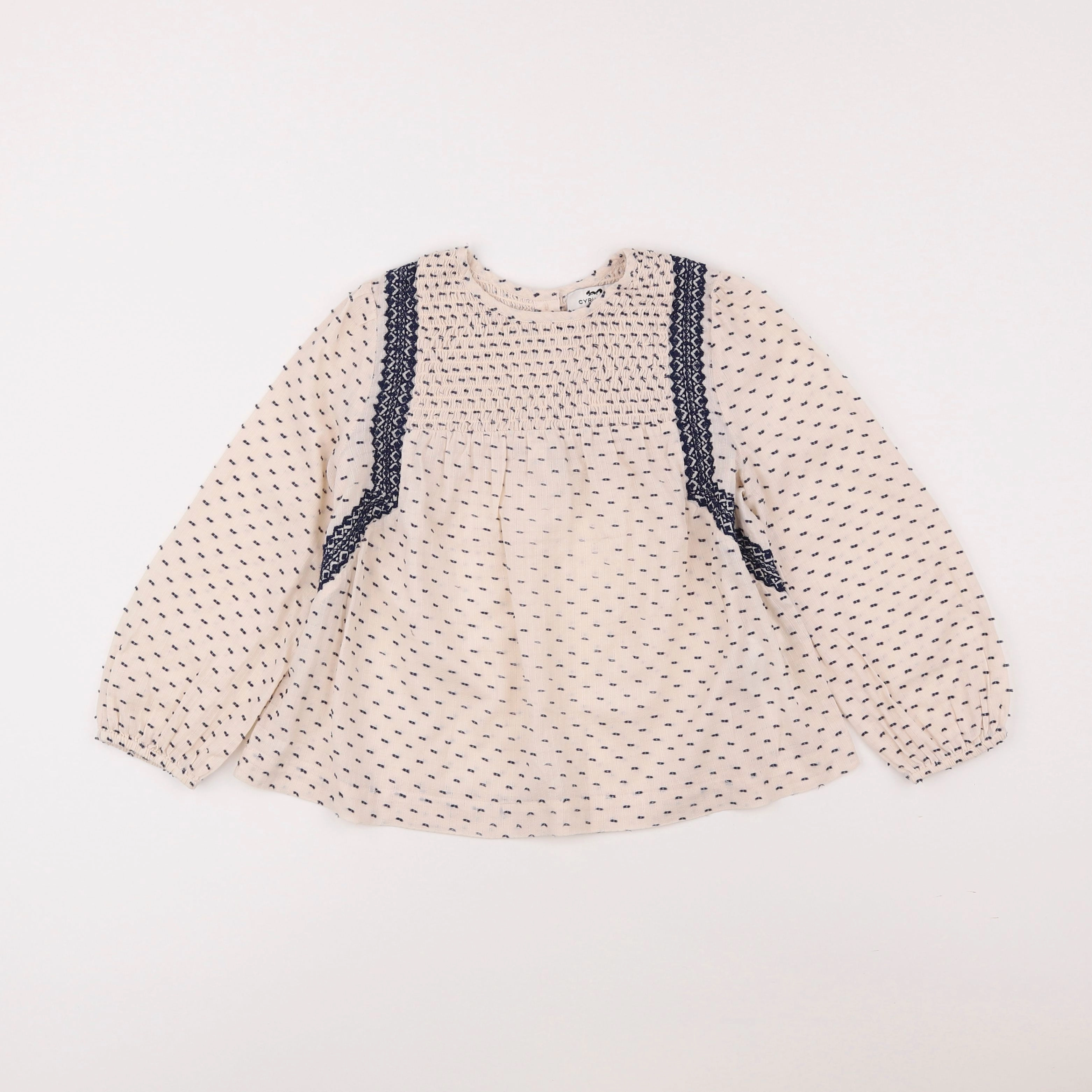 Cyrillus - blouse beige - 6 ans