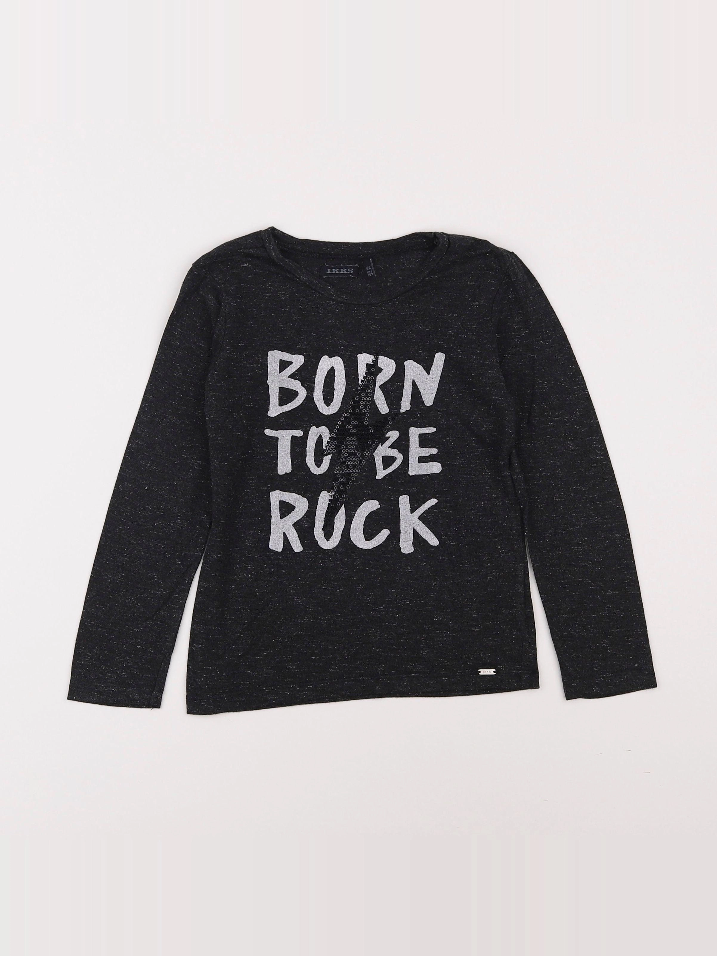 IKKS - tee-shirt gris - 4 ans