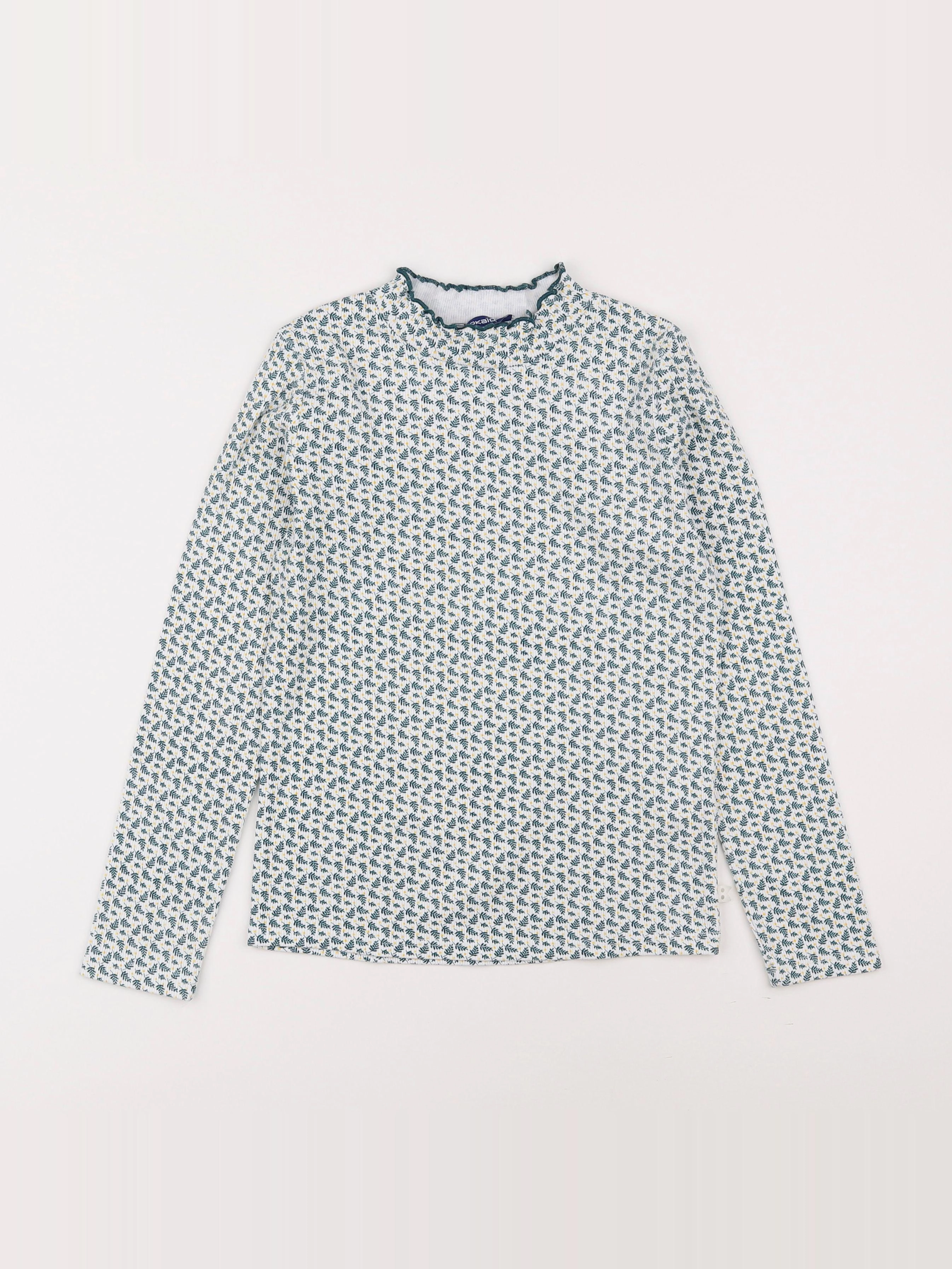 Okaidi - sous-pull bleu - 8 ans