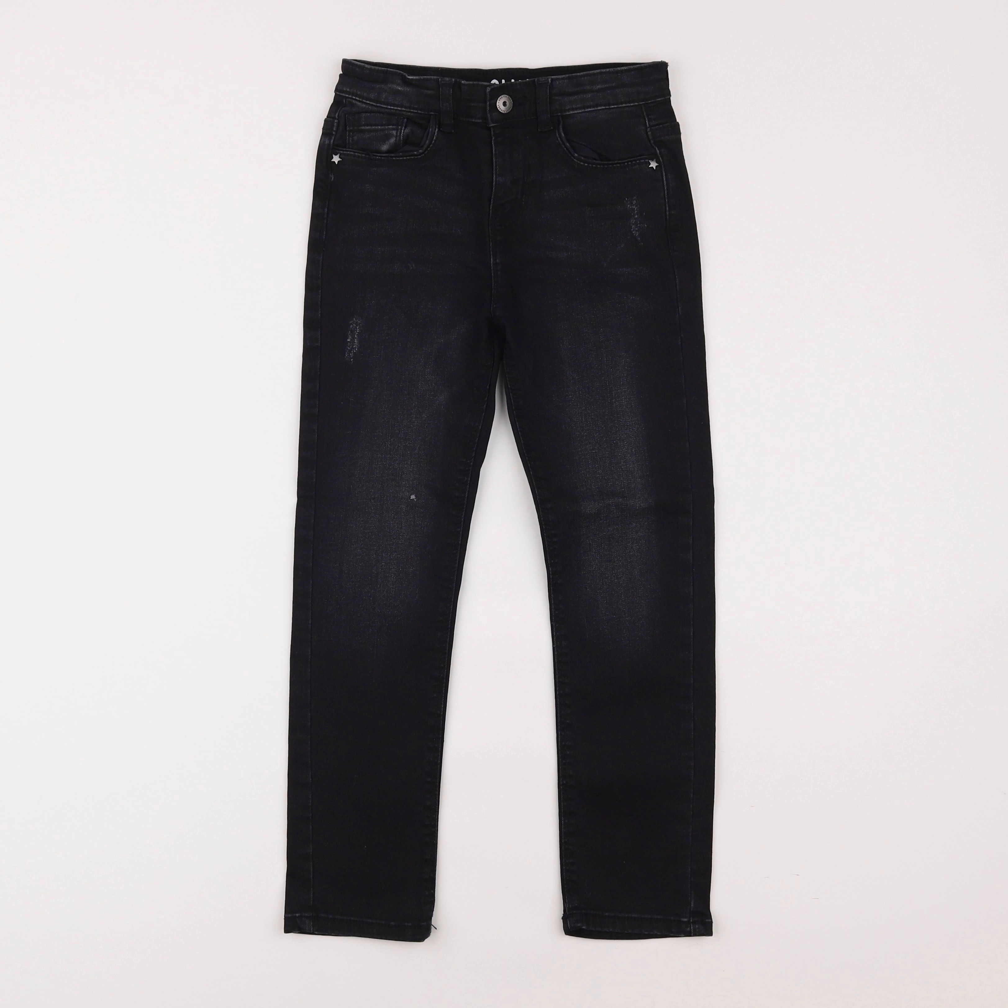 Vertbaudet - jean noir - 7 ans