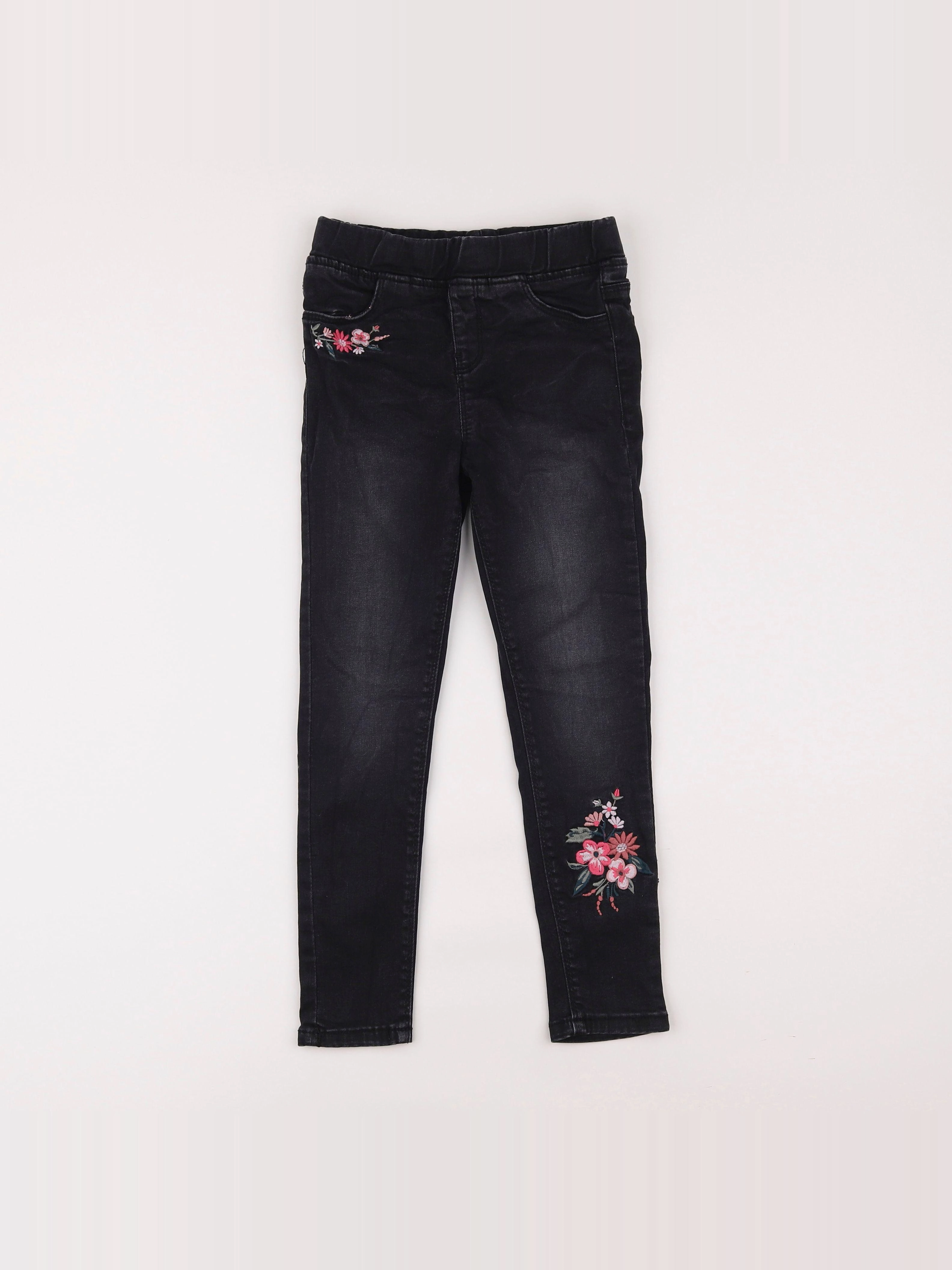 Vertbaudet - jegging noir - 7 ans