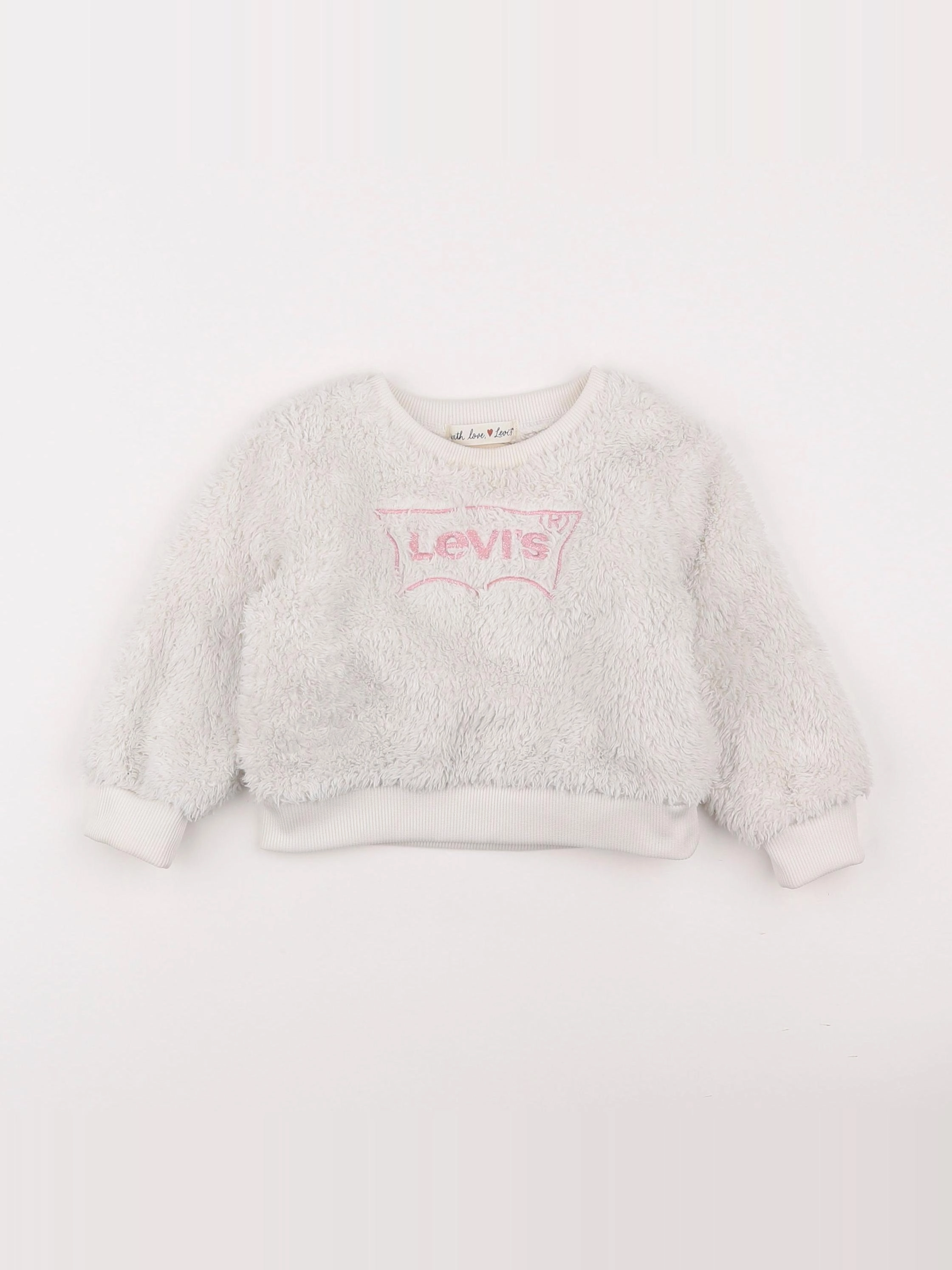 Levi's - polaire blanc - 12 mois