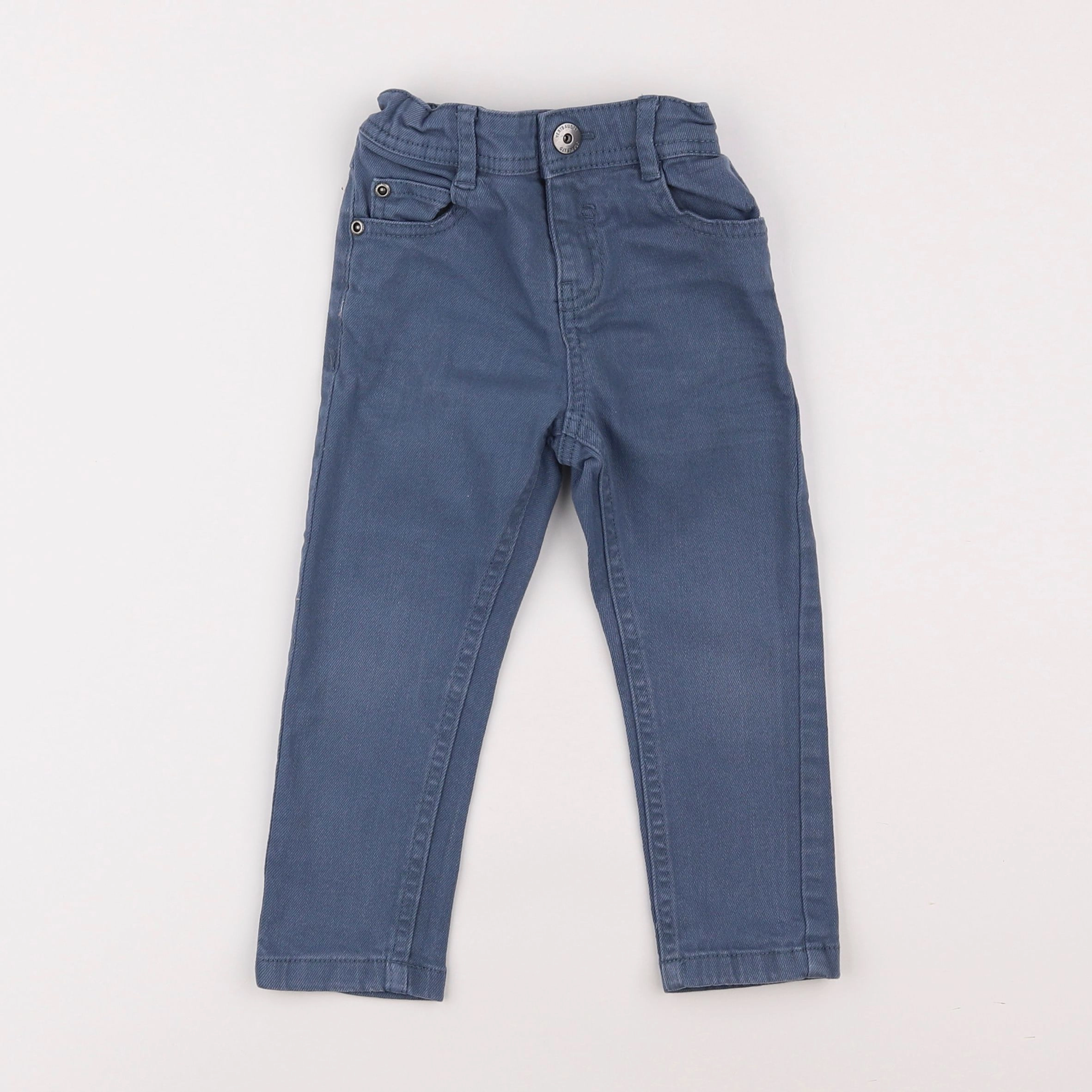 Vertbaudet - pantalon bleu - 2 ans