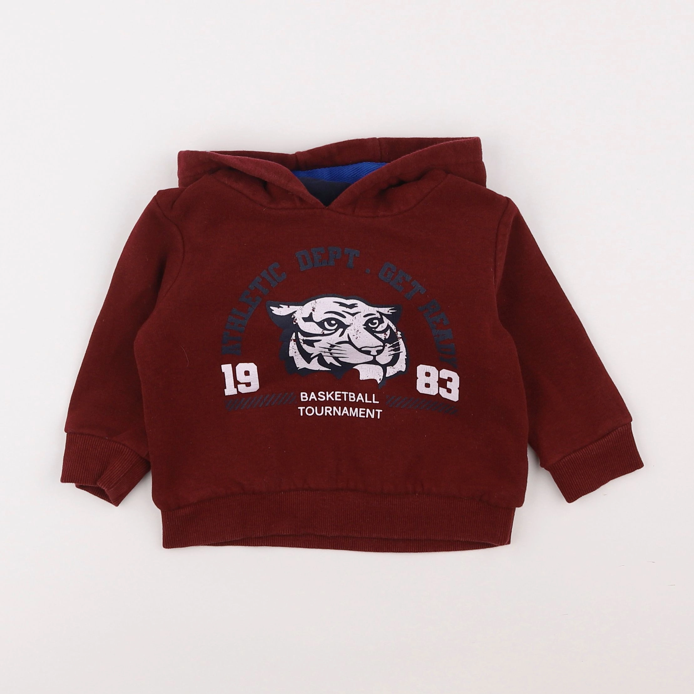 Vertbaudet - sweat rouge - 2 ans