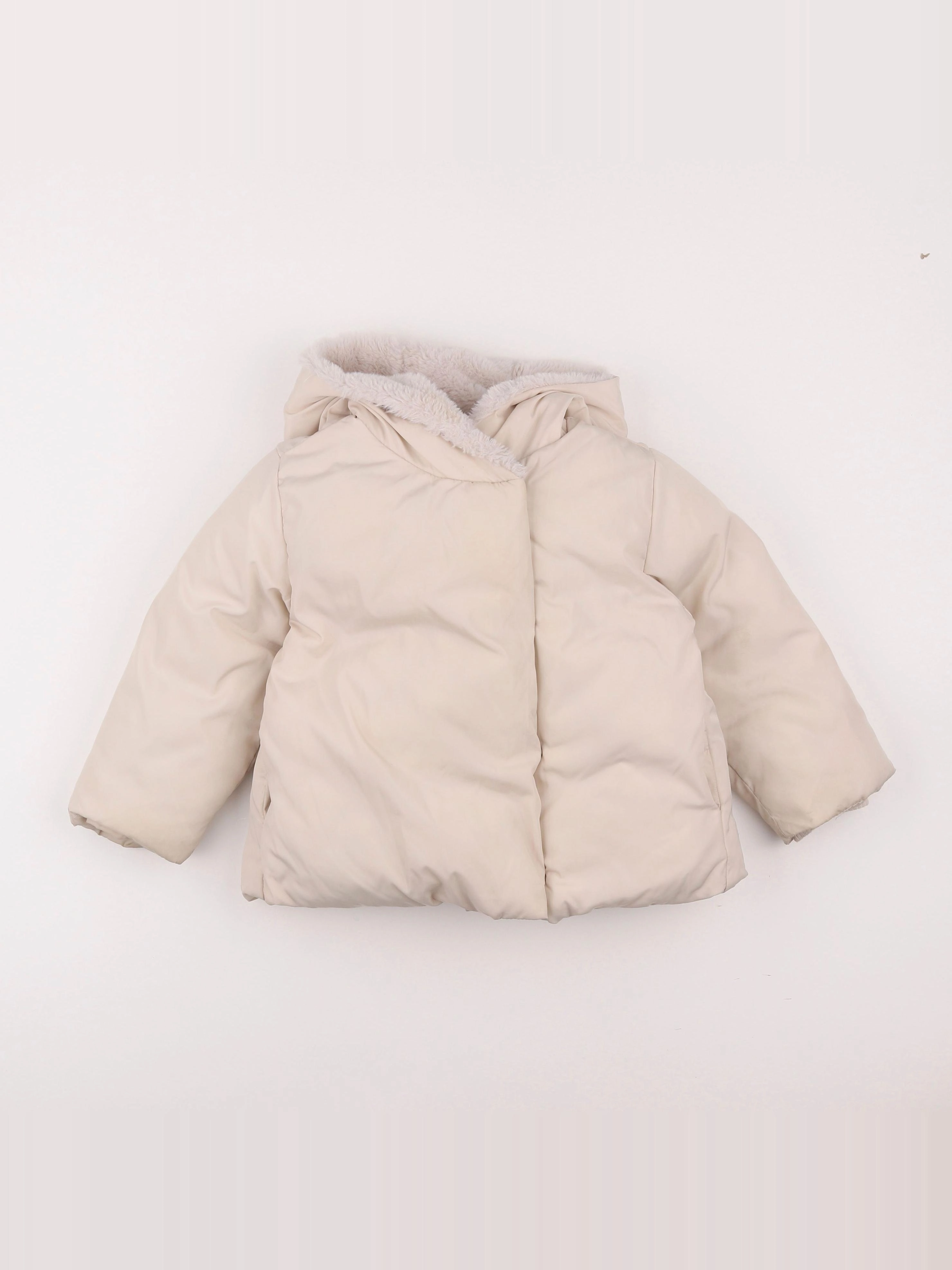 Zara - doudoune beige - 18 mois à 2 ans