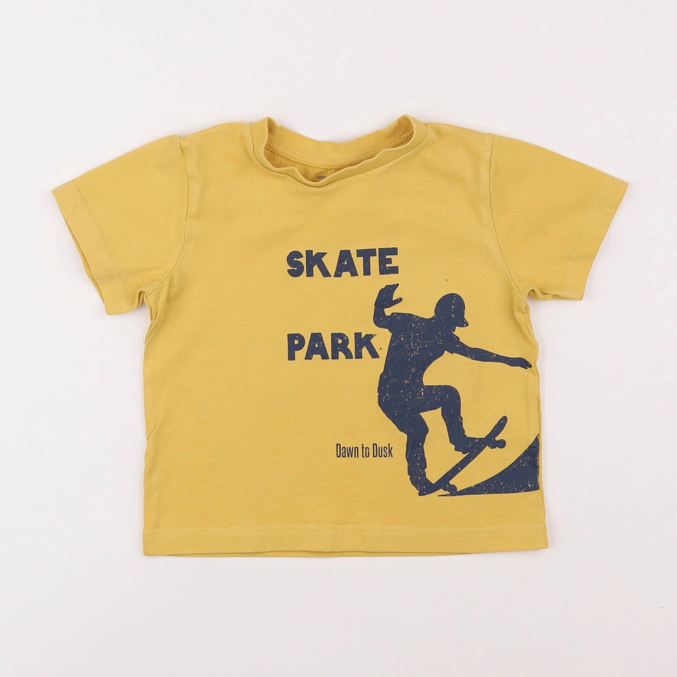 Vertbaudet - tee-shirt jaune - 4 ans