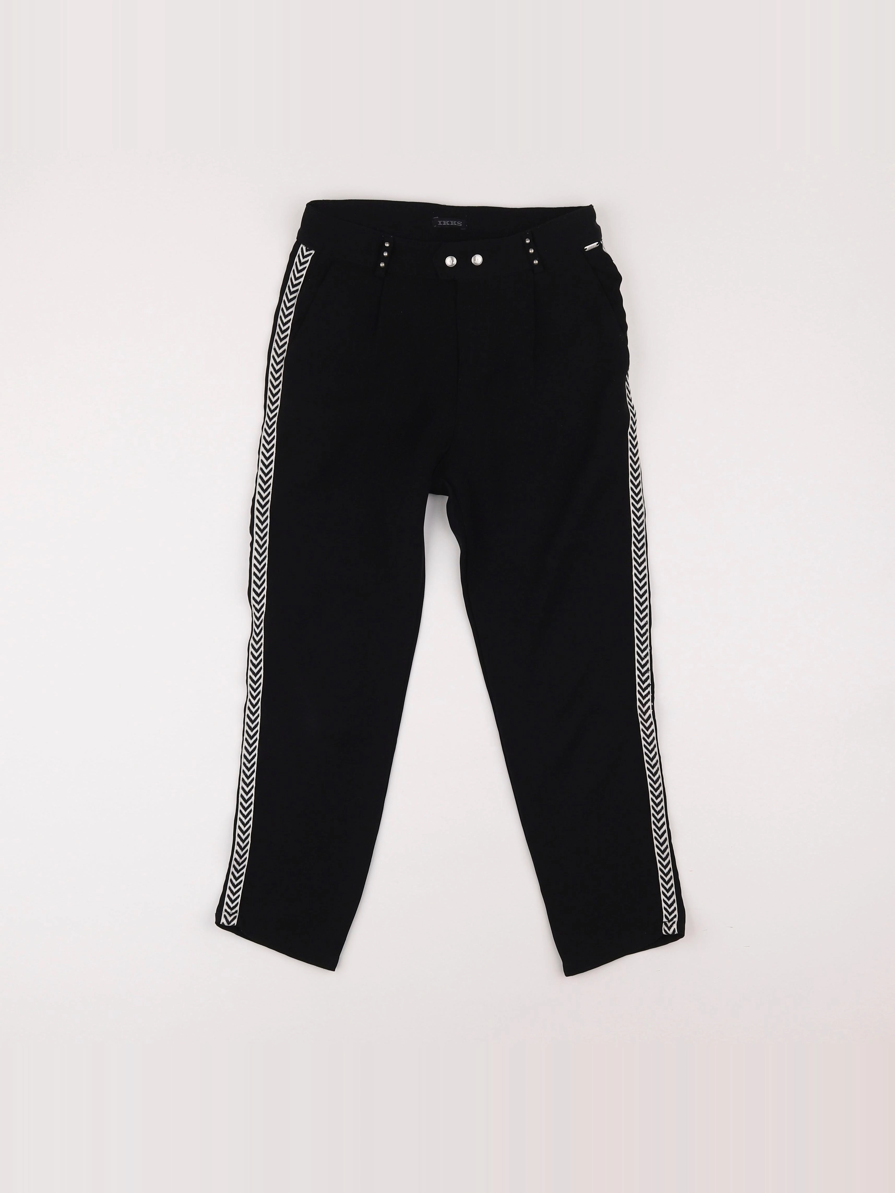 IKKS - pantalon noir - 8 ans