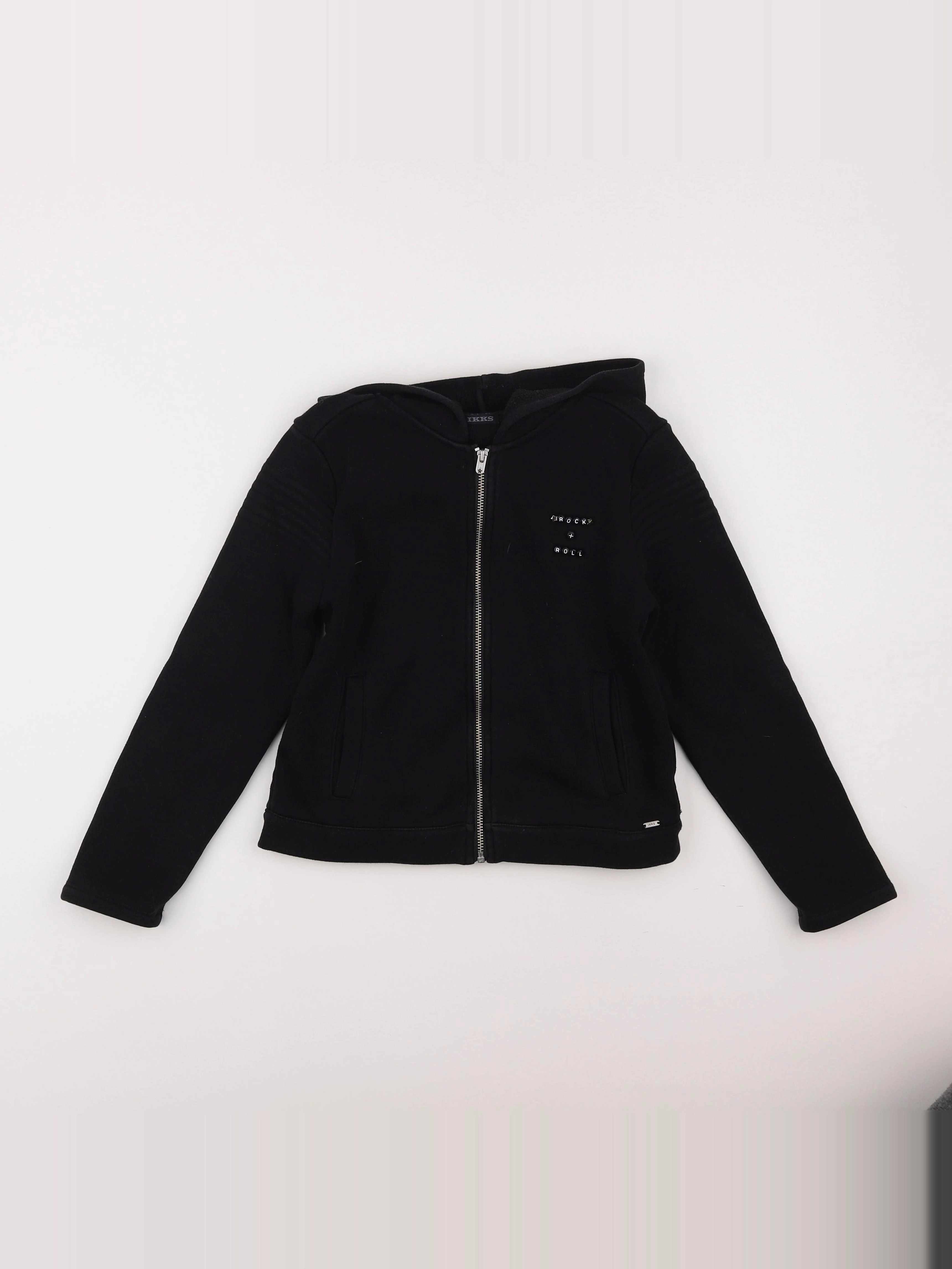 IKKS - sweat noir - 10 ans