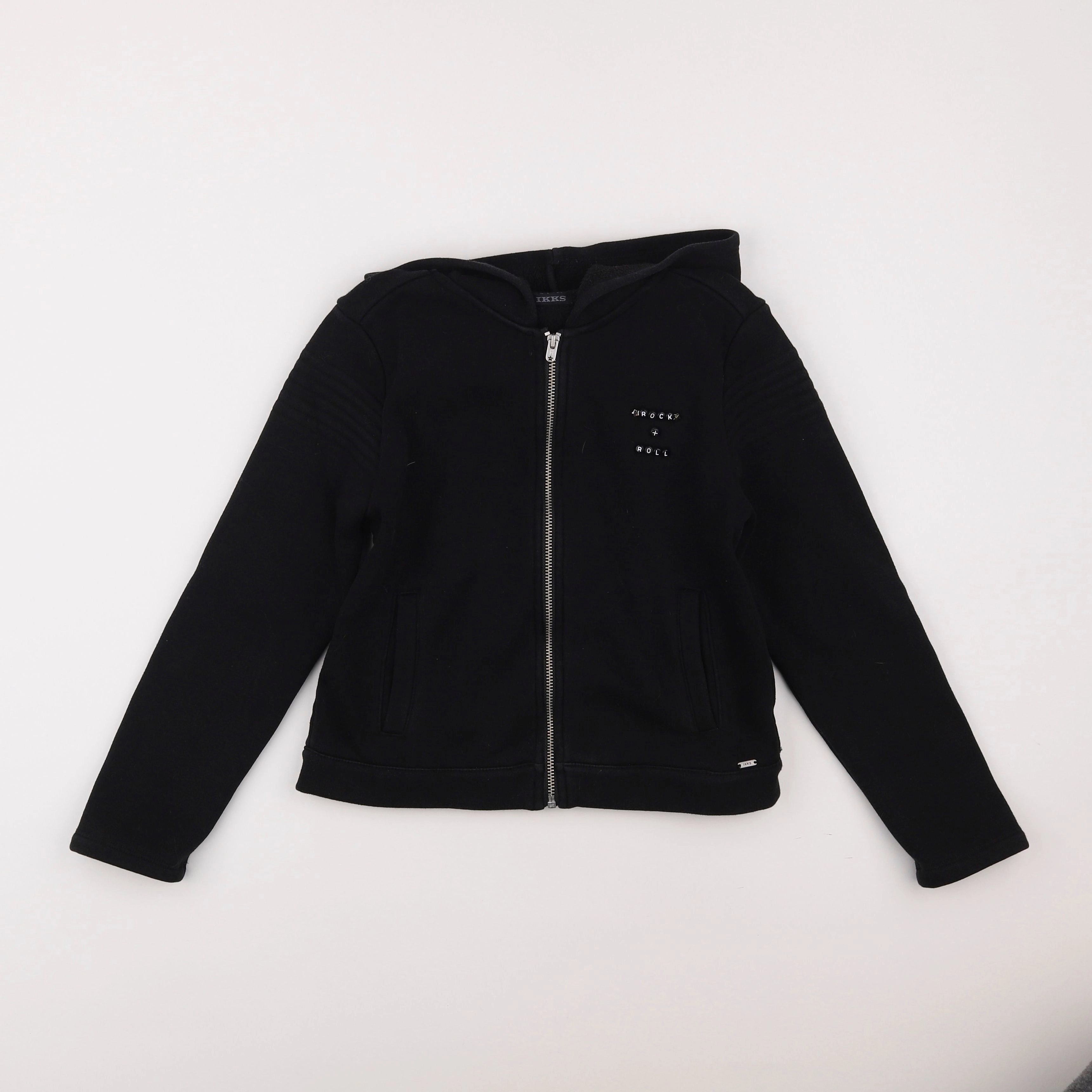 IKKS - sweat noir - 10 ans