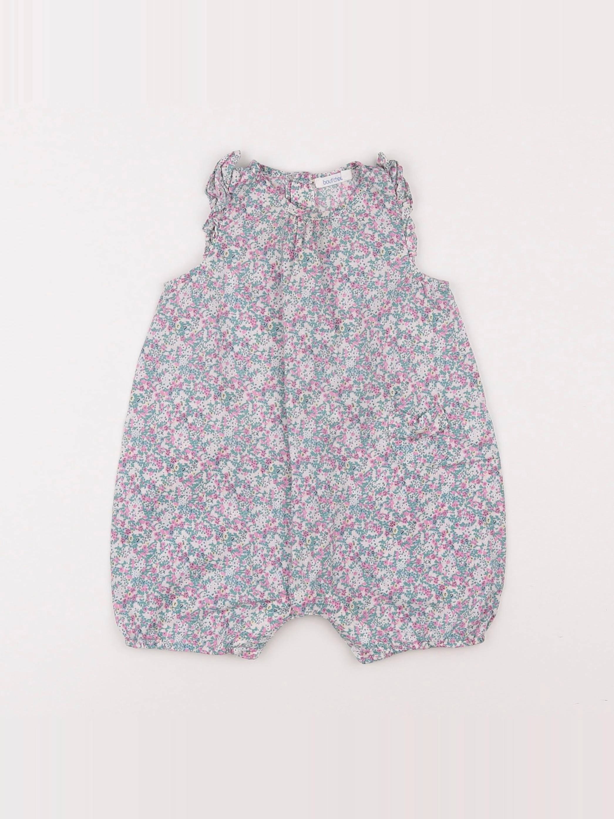 Boutchou - combinaison vert - 6 mois