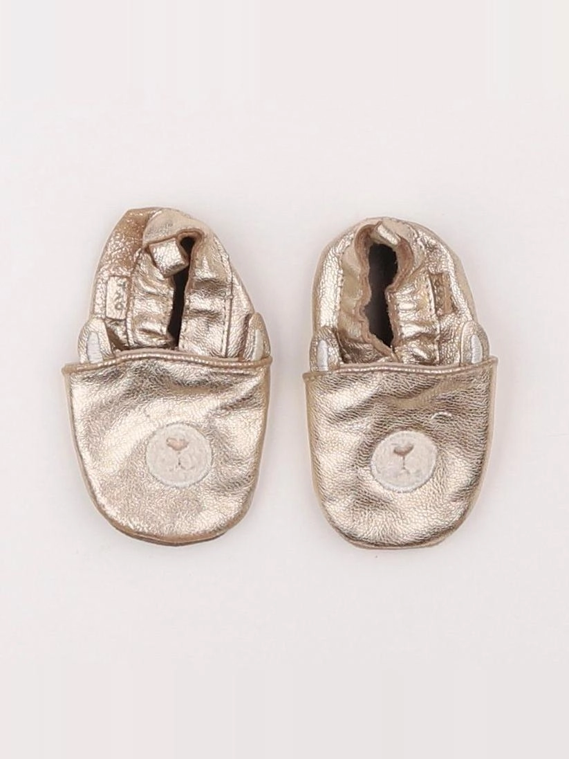 Tape à l'oeil - chaussons beige, or - pointure 18