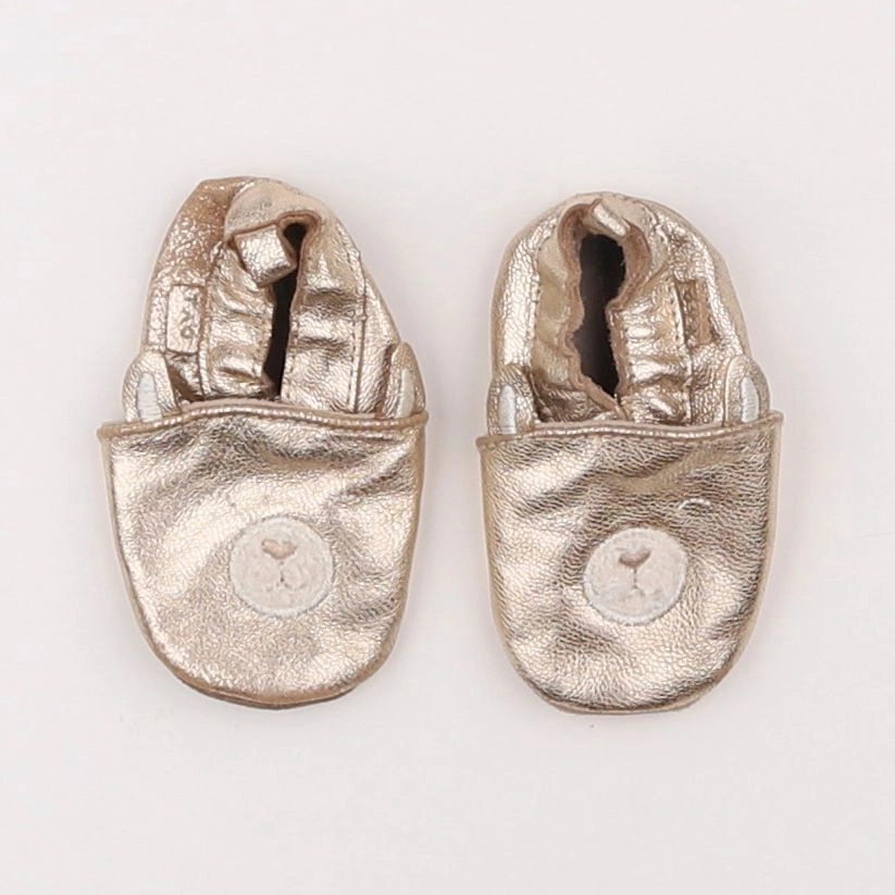Tape à l'oeil - chaussons beige, or - pointure 18
