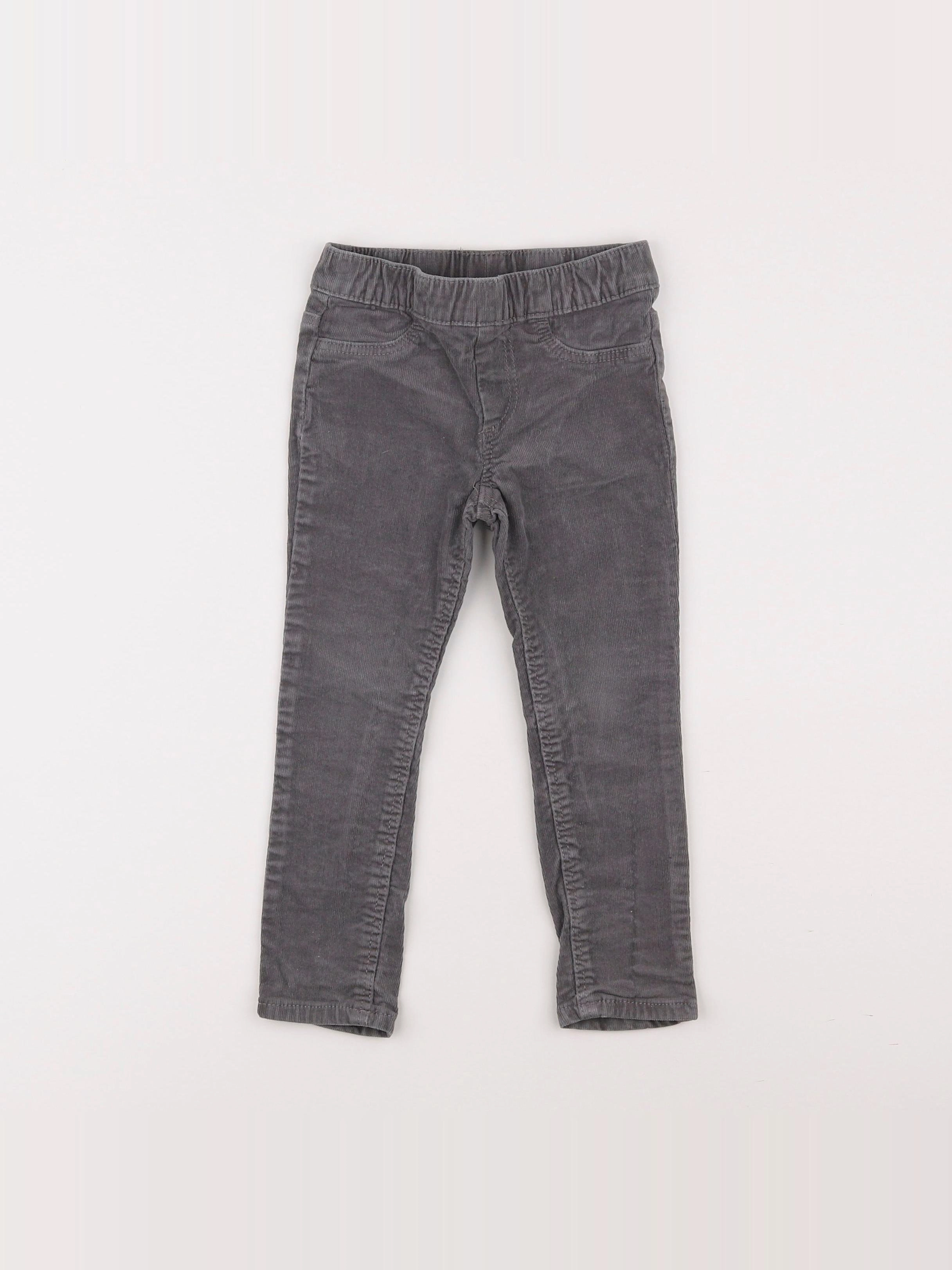 H&M - jegging gris - 18 mois à 2 ans