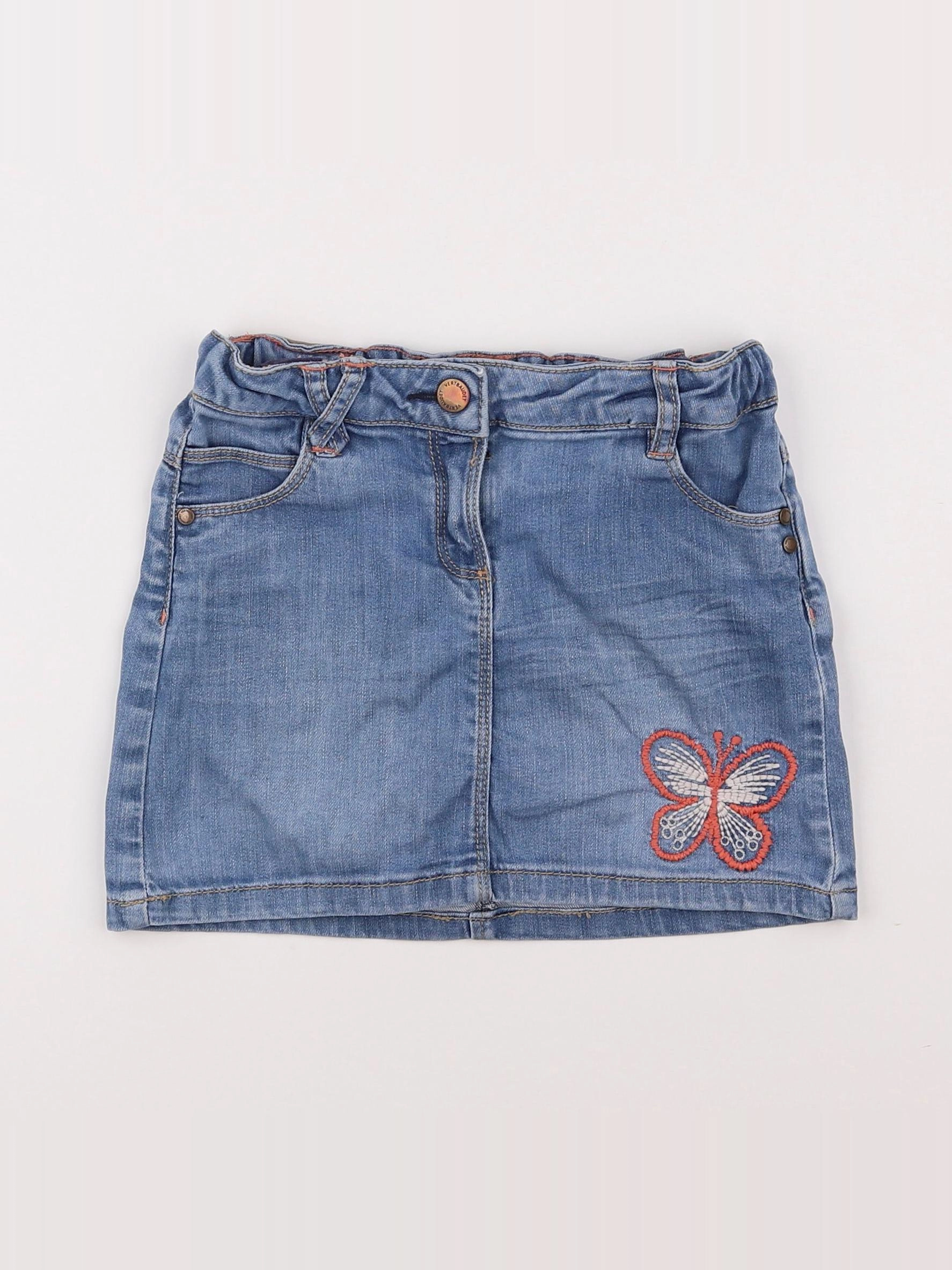 Vertbaudet - jupe bleu - 6 ans