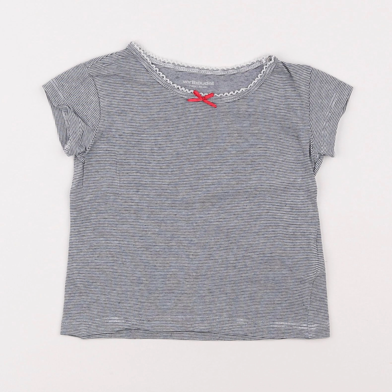 Vertbaudet - maillot de corps bleu - 2 ans