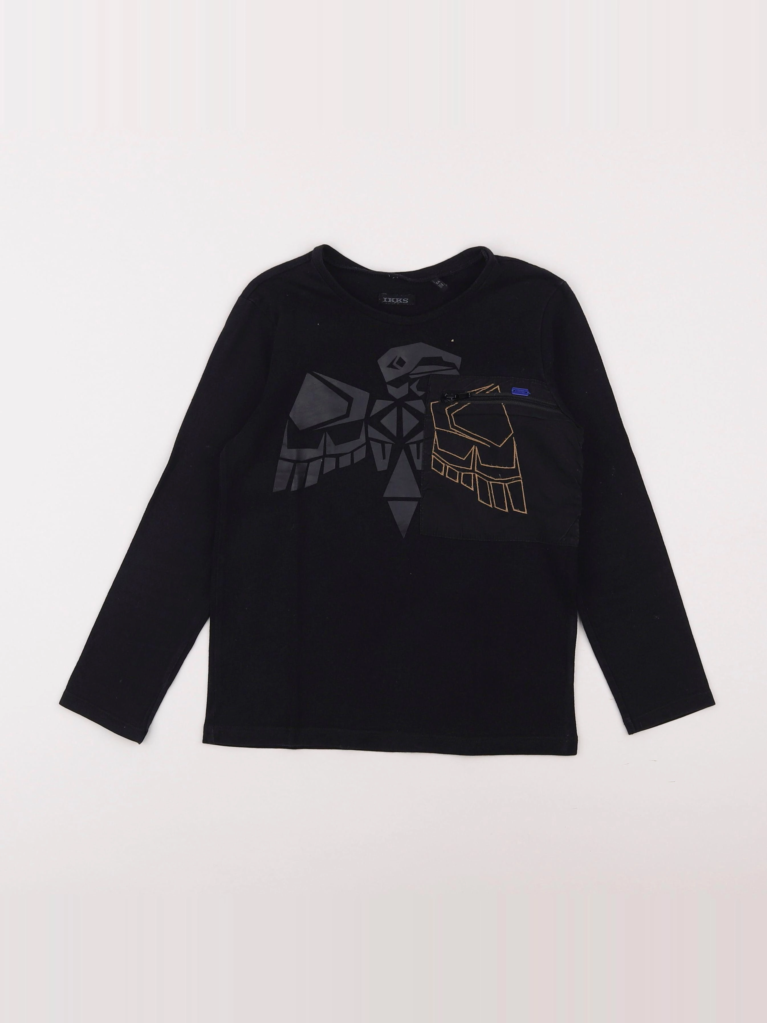 IKKS - tee-shirt noir - 8 ans