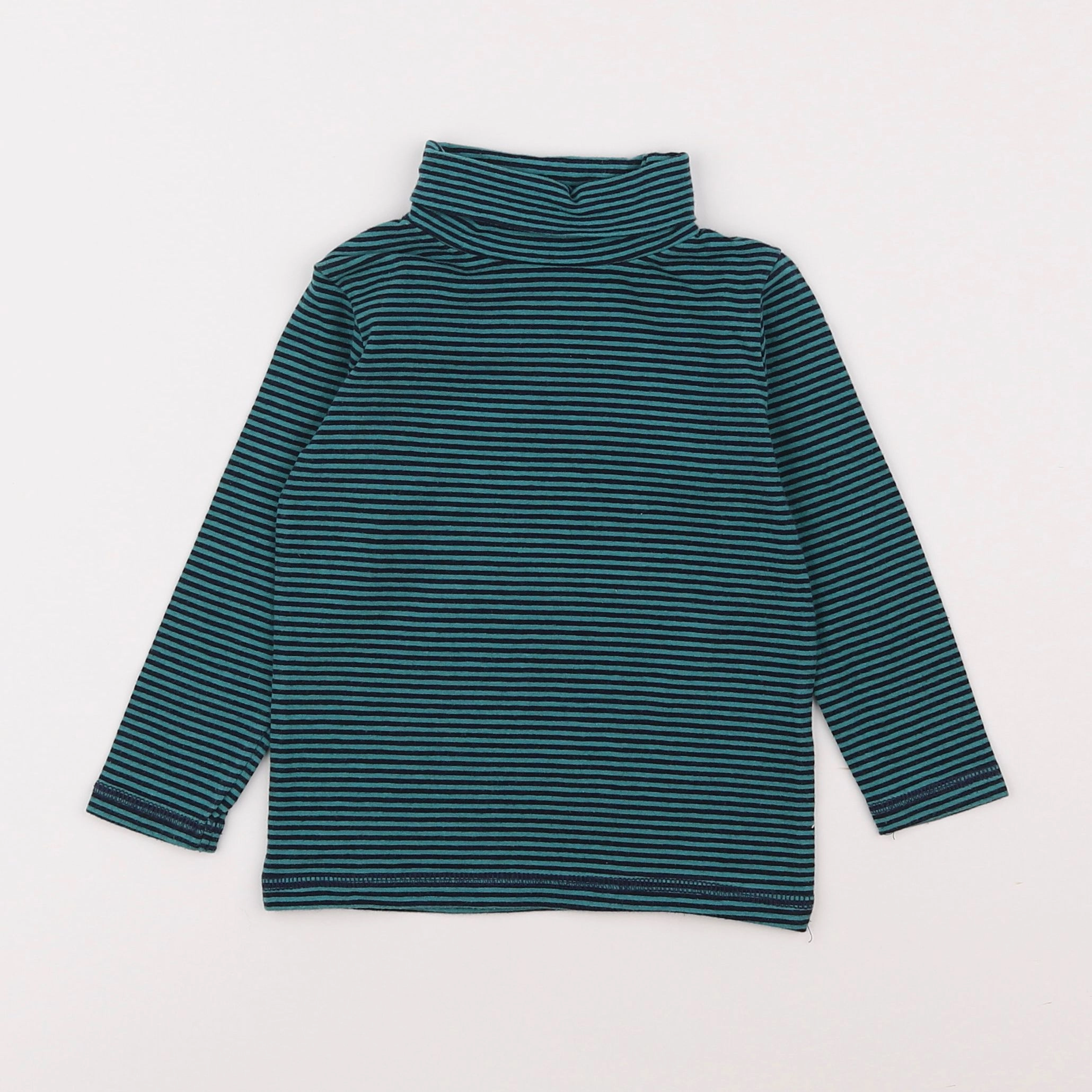 Vertbaudet - sous-pull vert - 2 ans