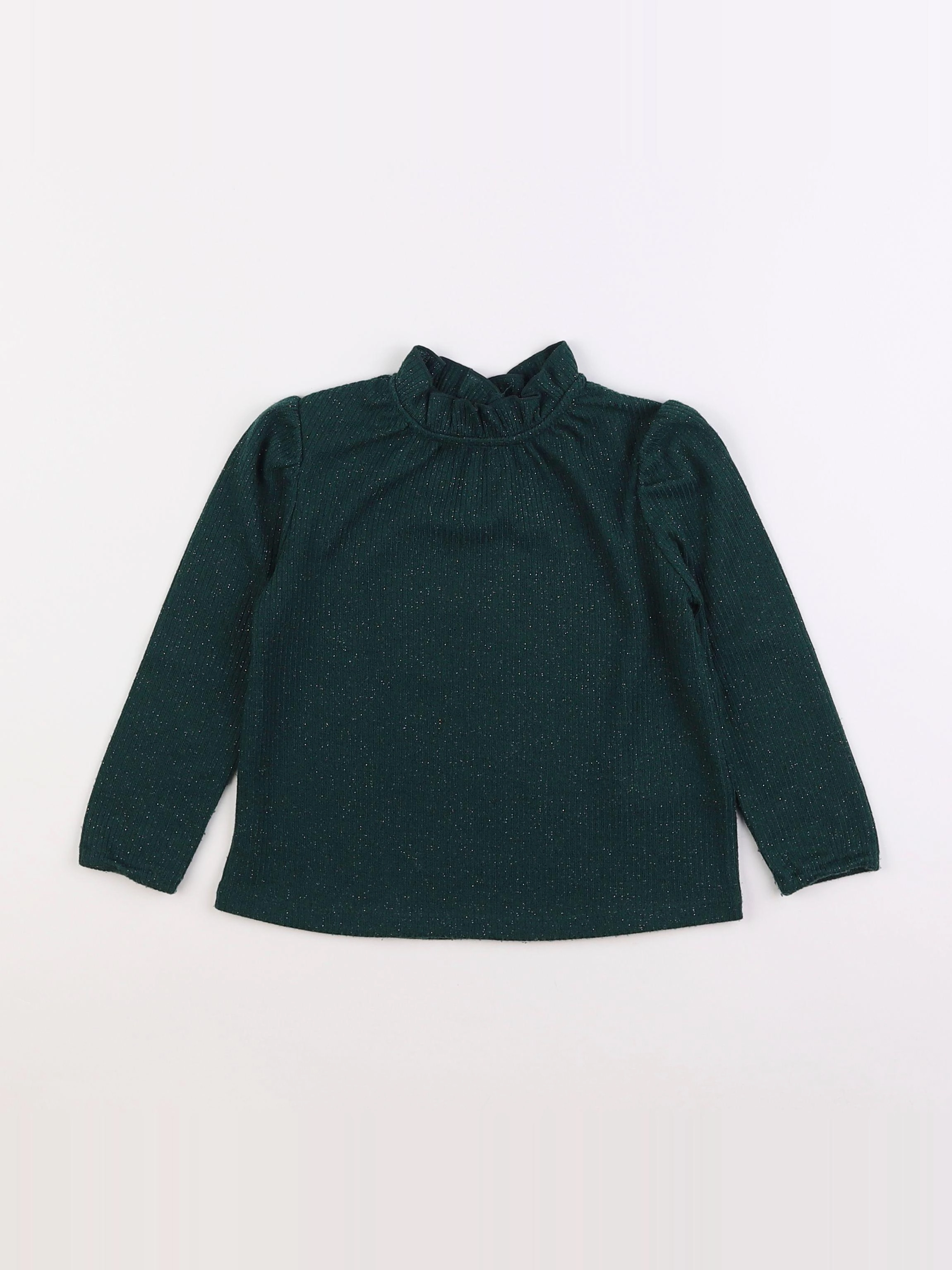 Vertbaudet - sous-pull vert - 4 ans