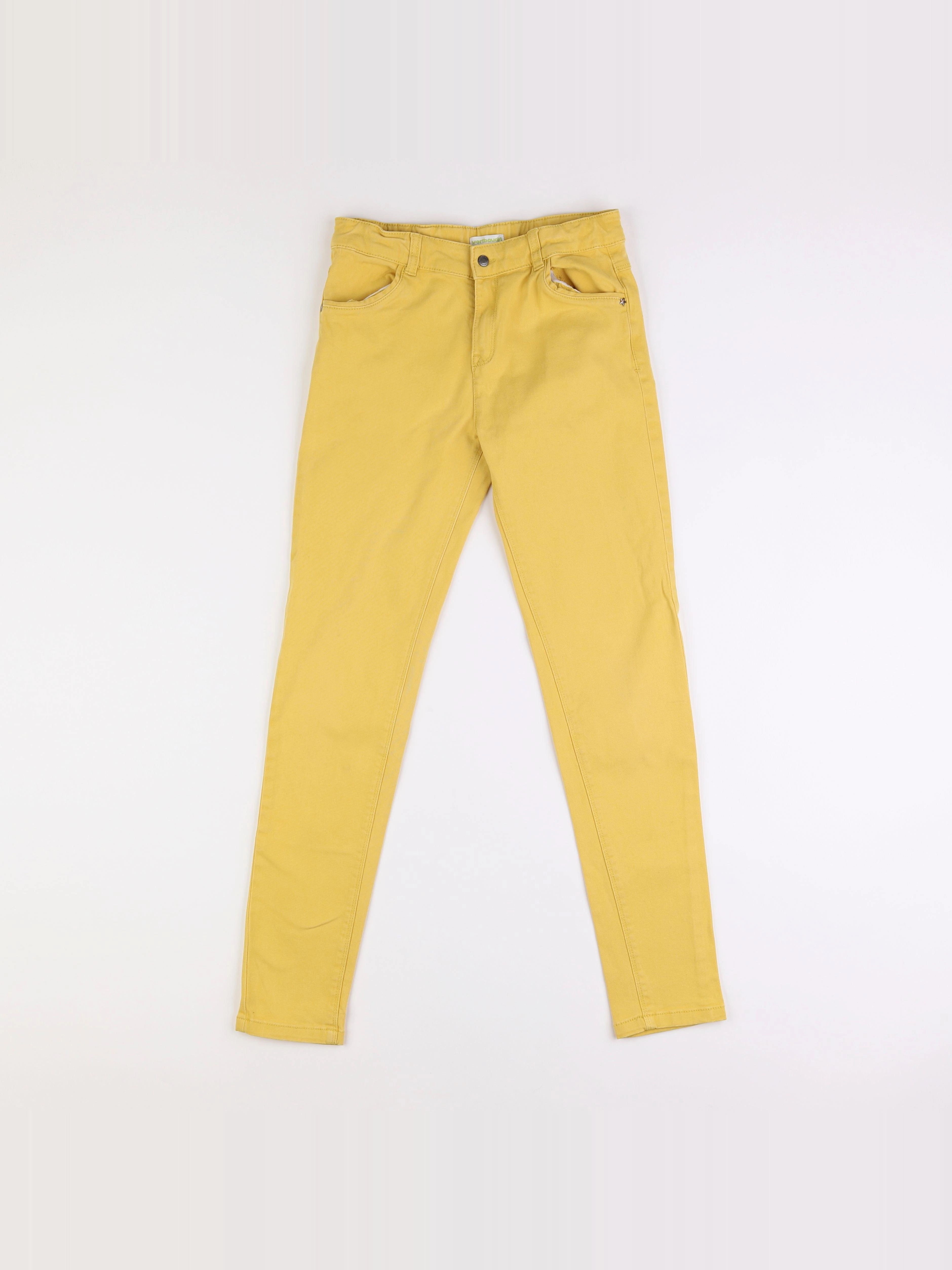 Vertbaudet - pantalon jaune - 12 ans