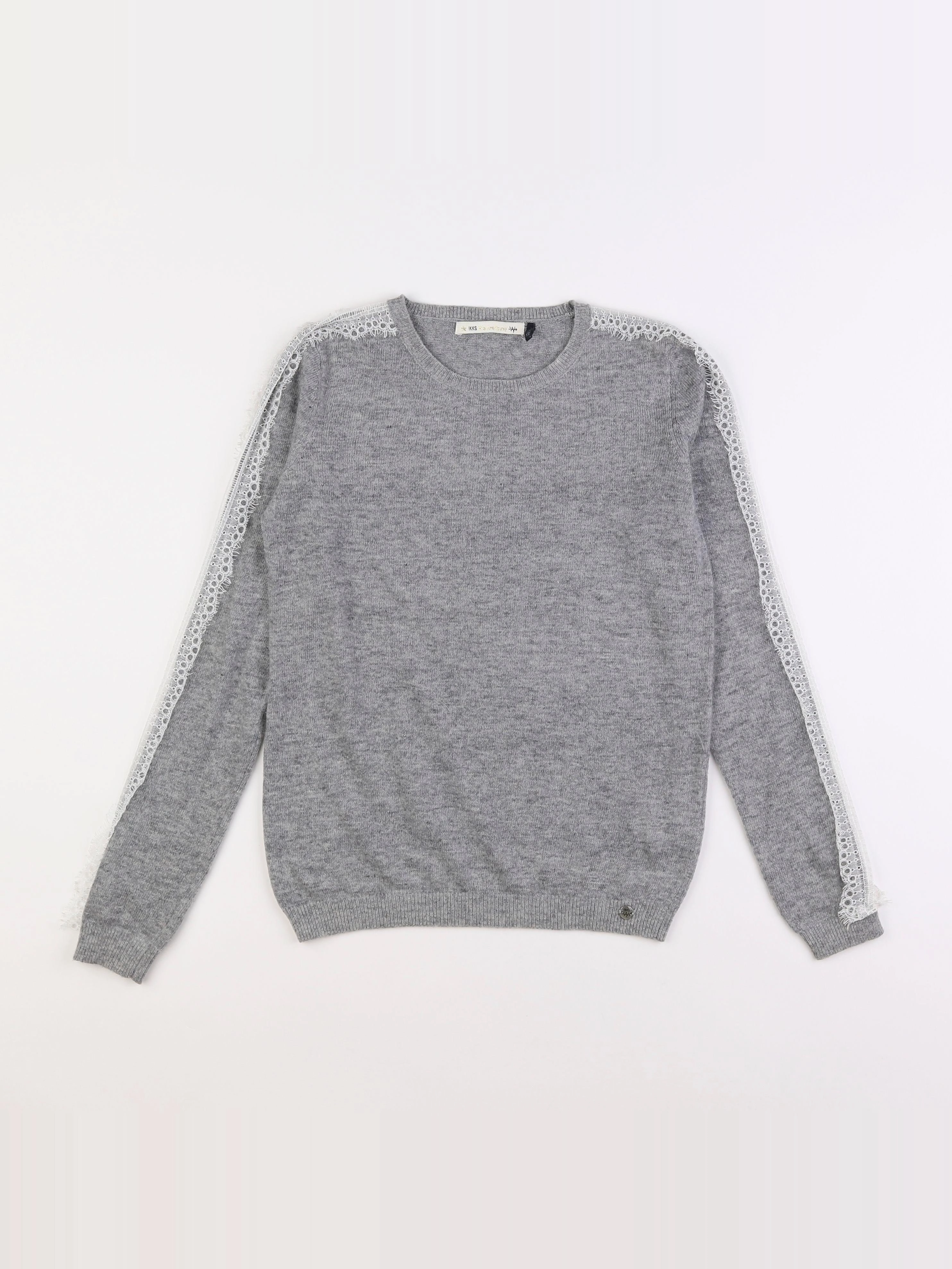 IKKS - pull gris - 12 ans