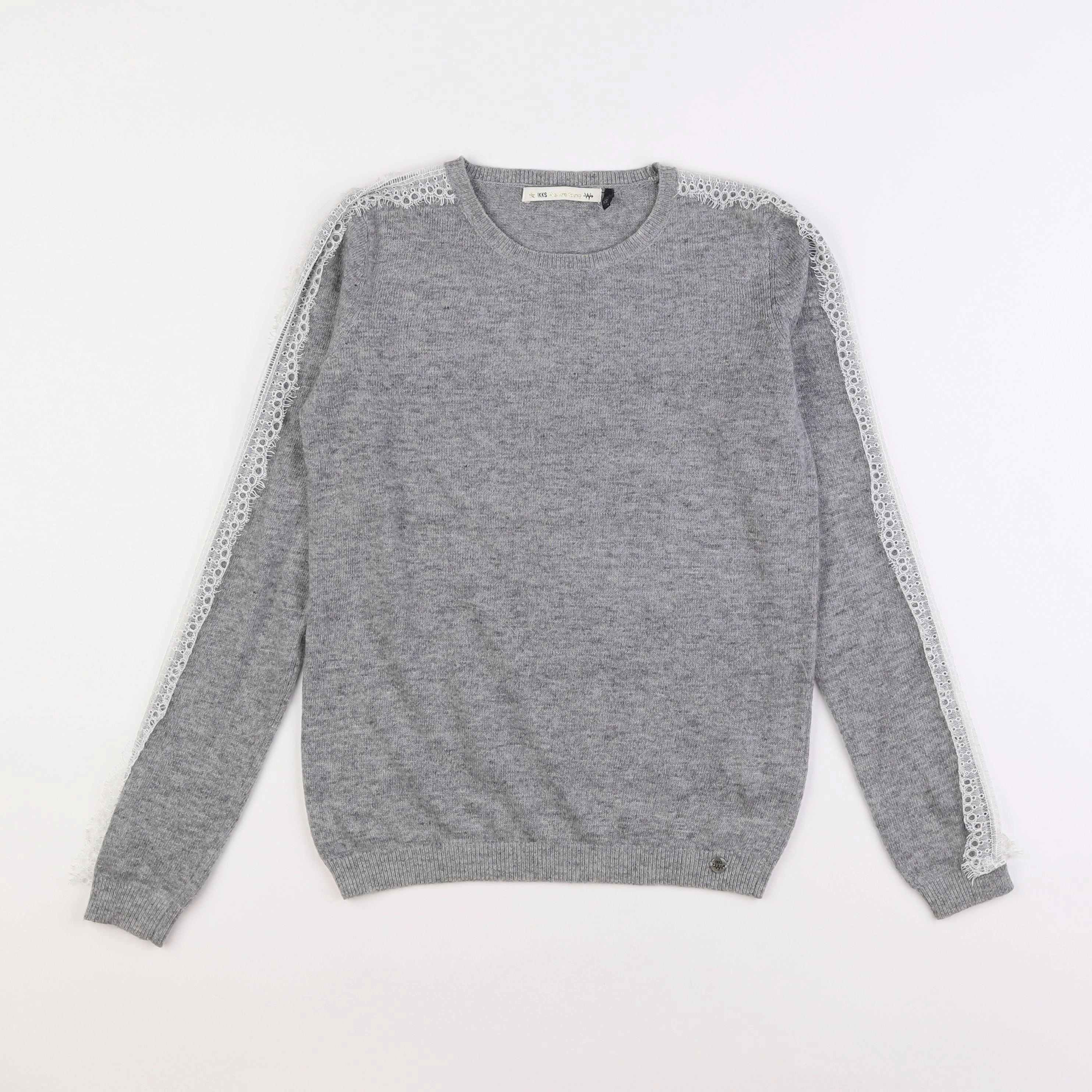 IKKS - pull gris - 12 ans