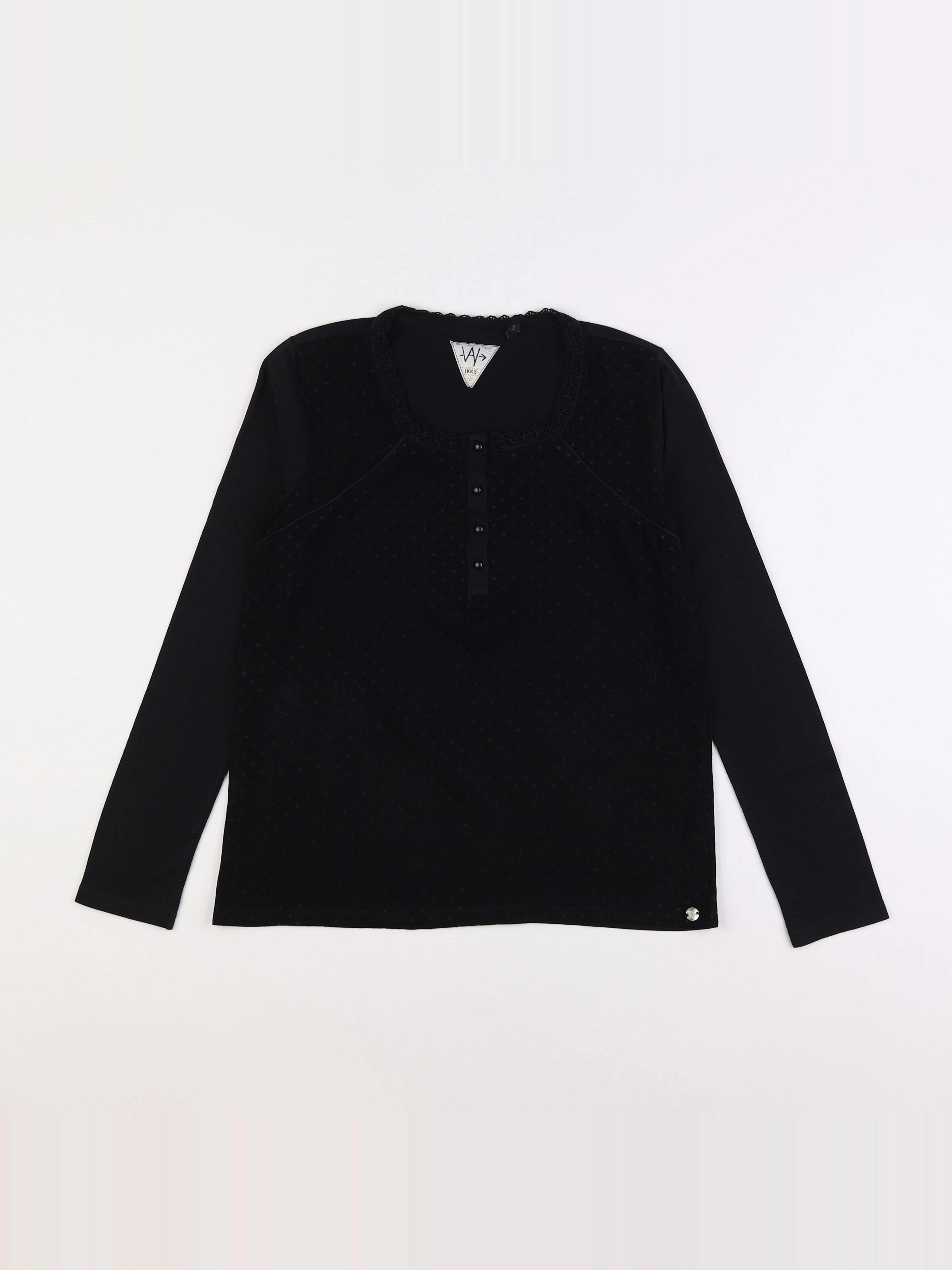 IKKS - blouse noir - 12 ans