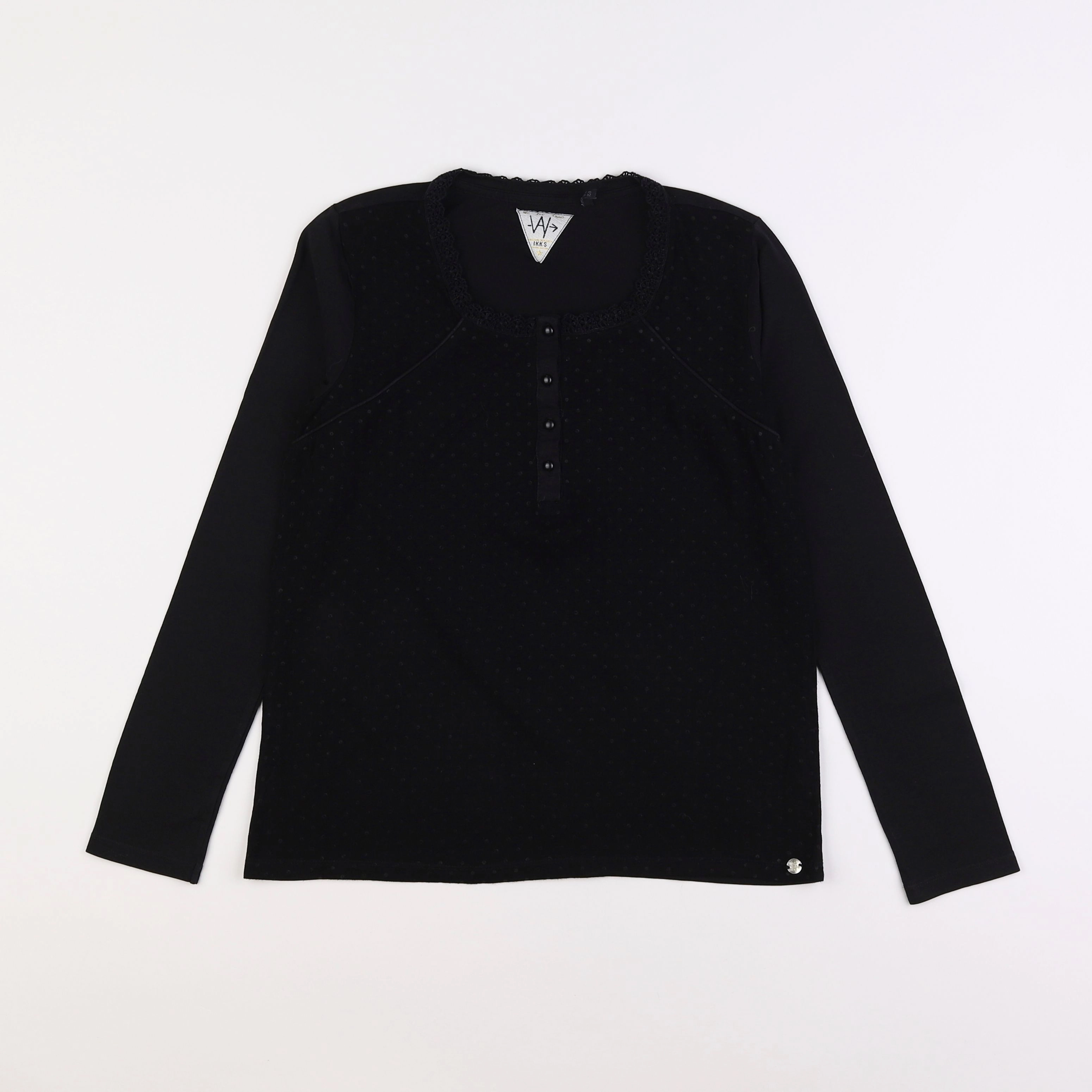 IKKS - blouse noir - 12 ans