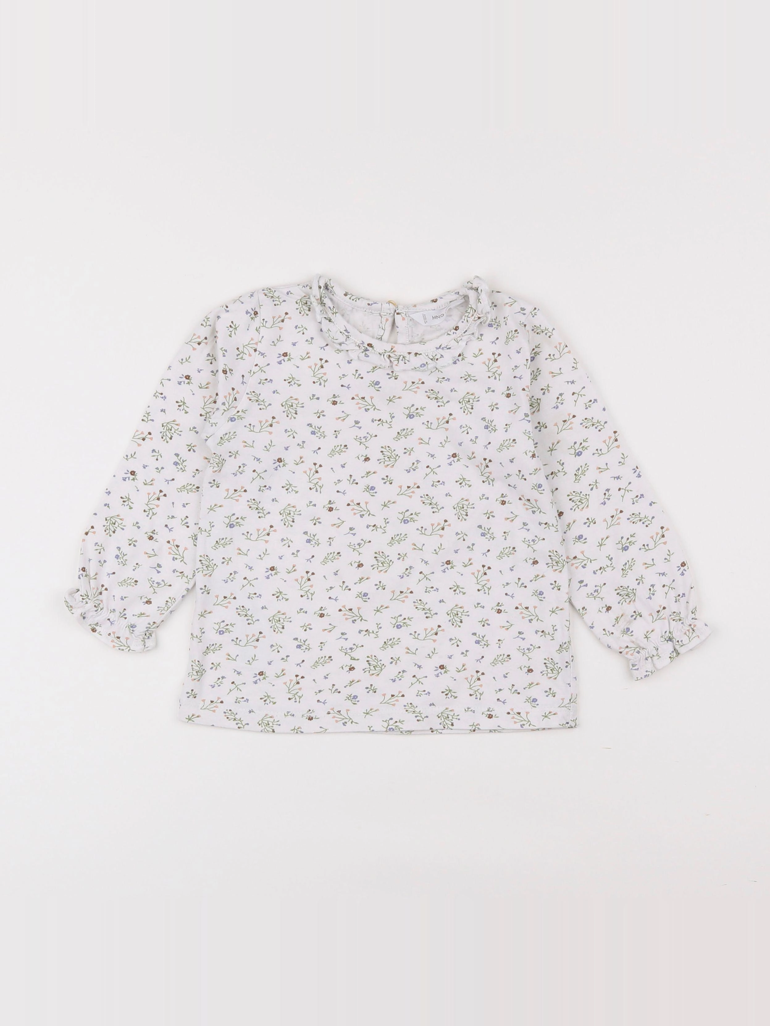 Mango - tee-shirt blanc - 2/3 ans