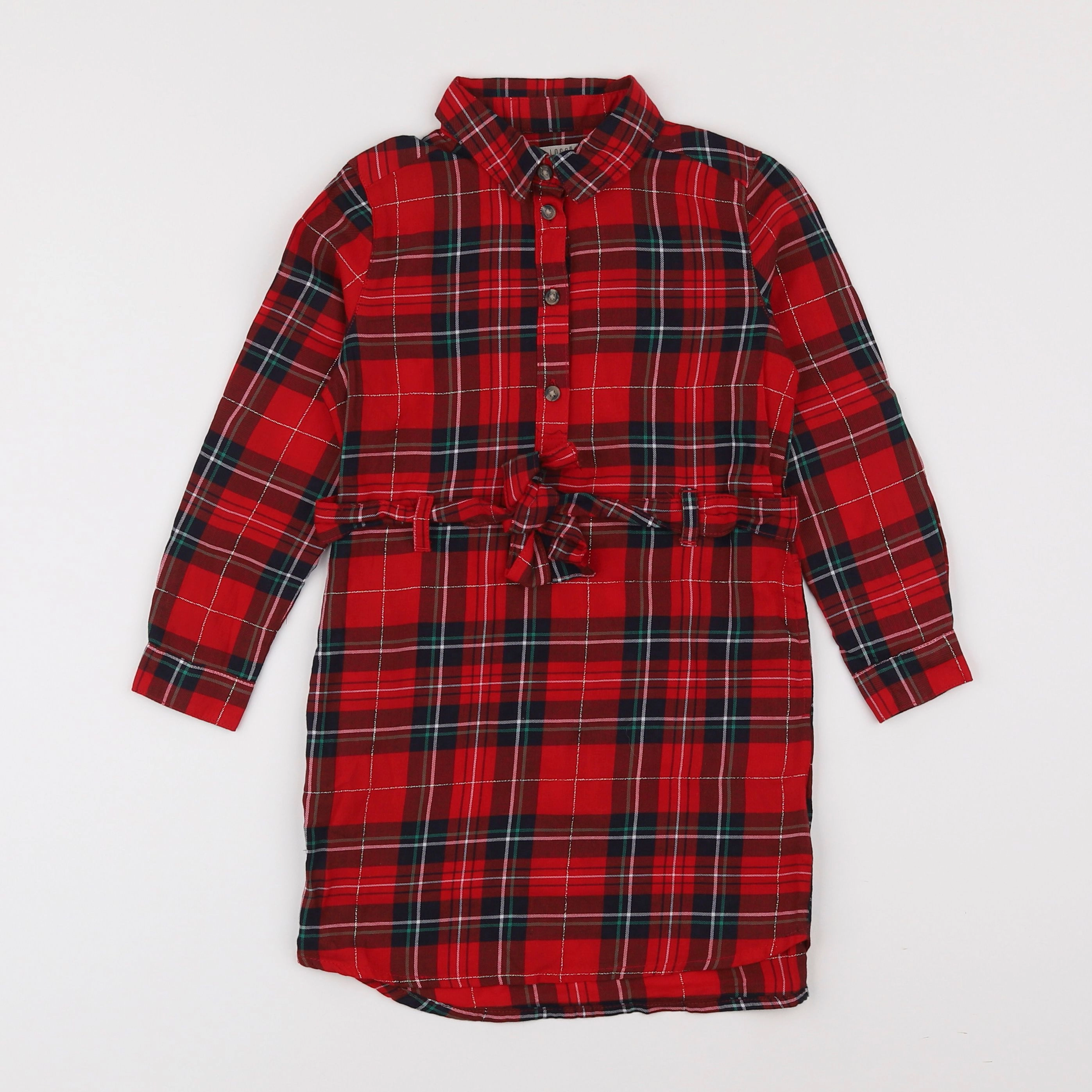 H&M - robe rouge - 3/4 ans