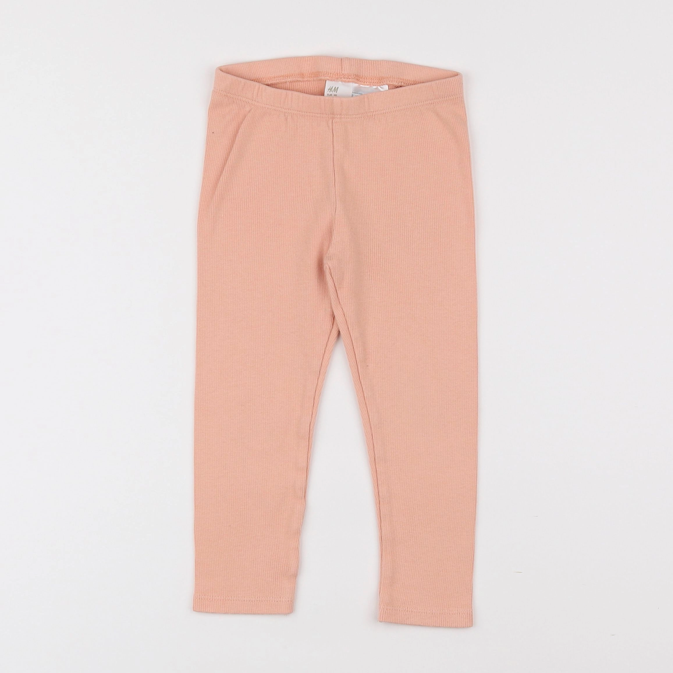 H&M - legging orange - 2/3 ans