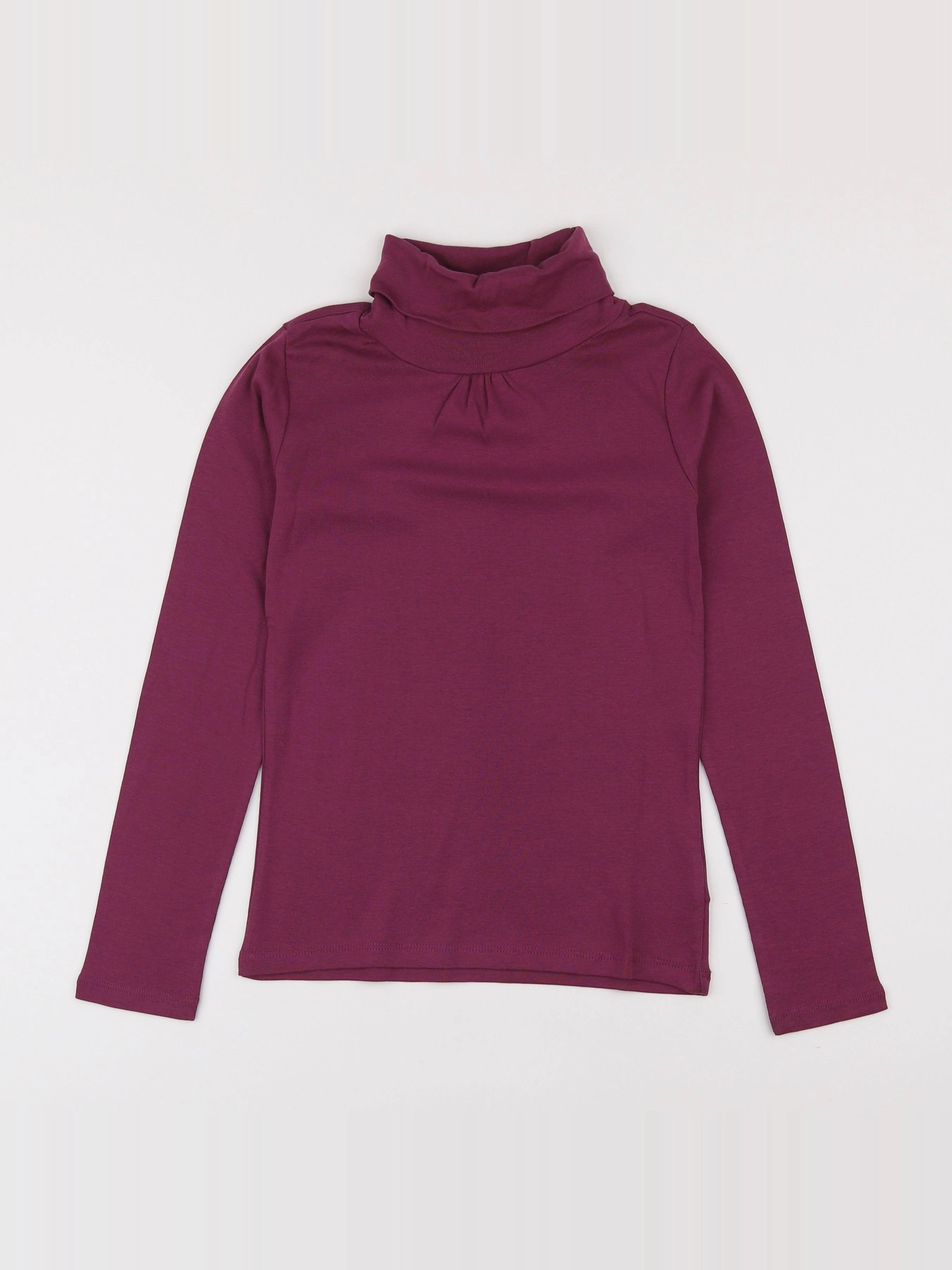 Vertbaudet - sous-pull violet - 10 ans
