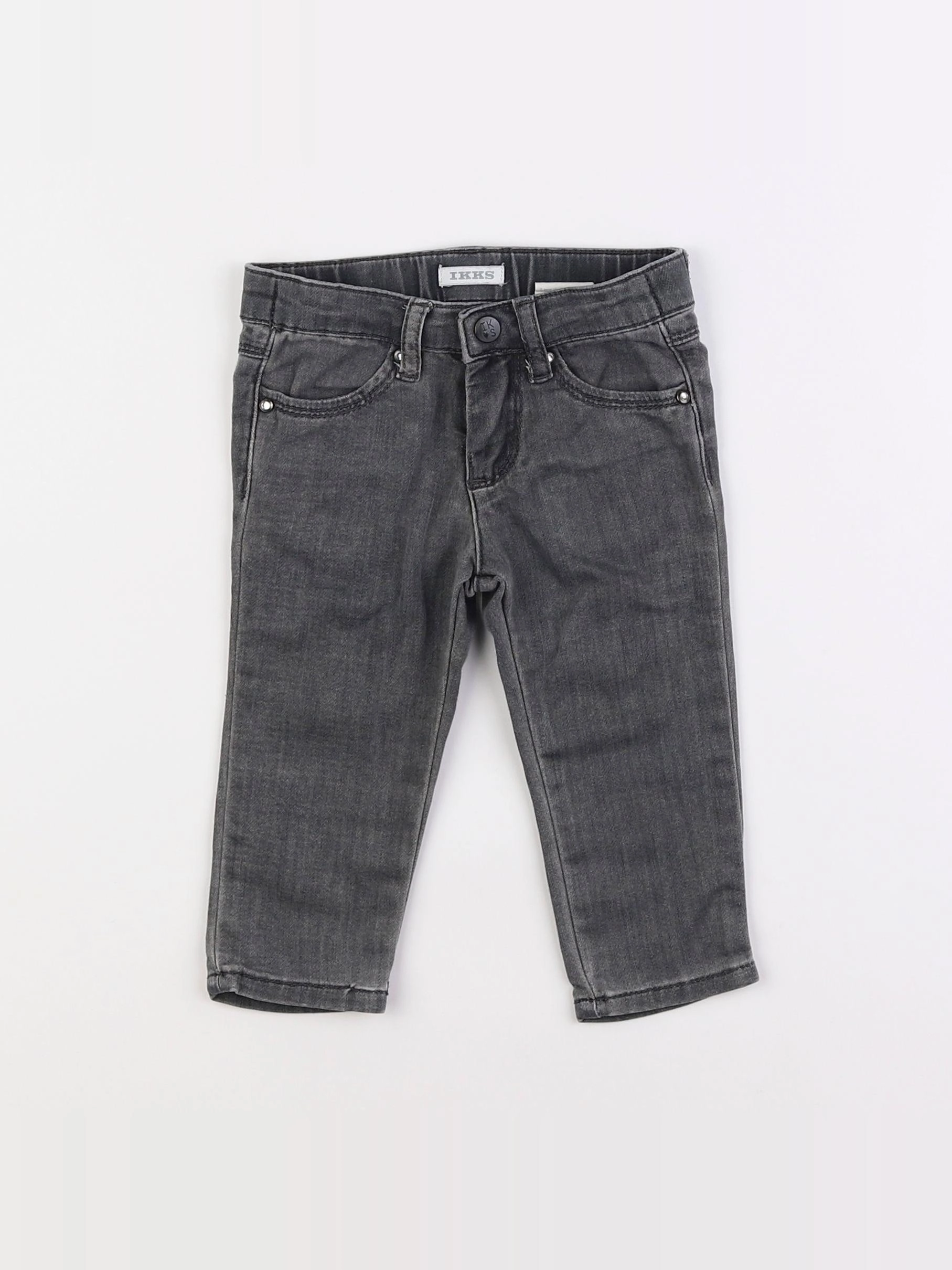 IKKS - jean gris - 6 mois