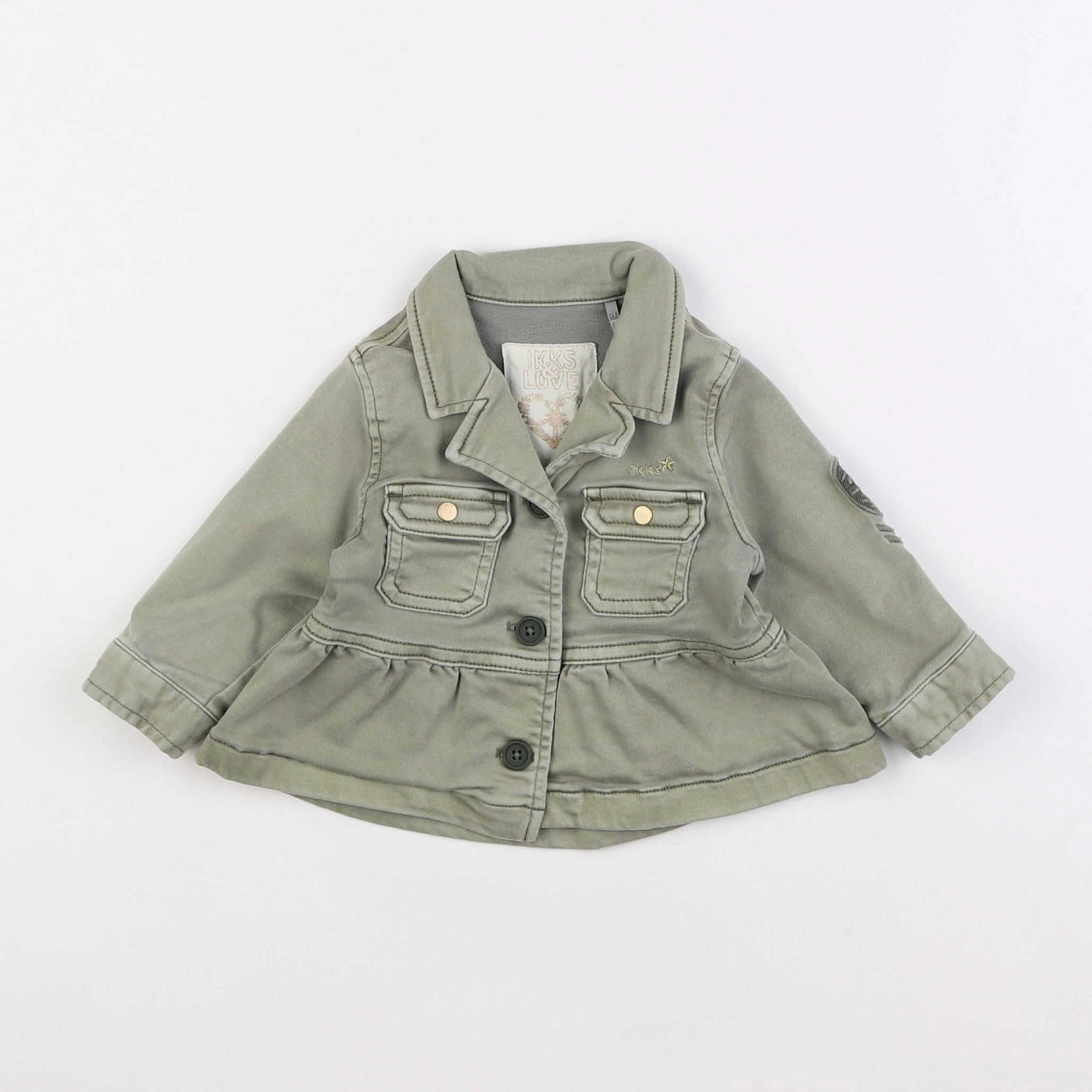 IKKS - veste vert - 6 mois