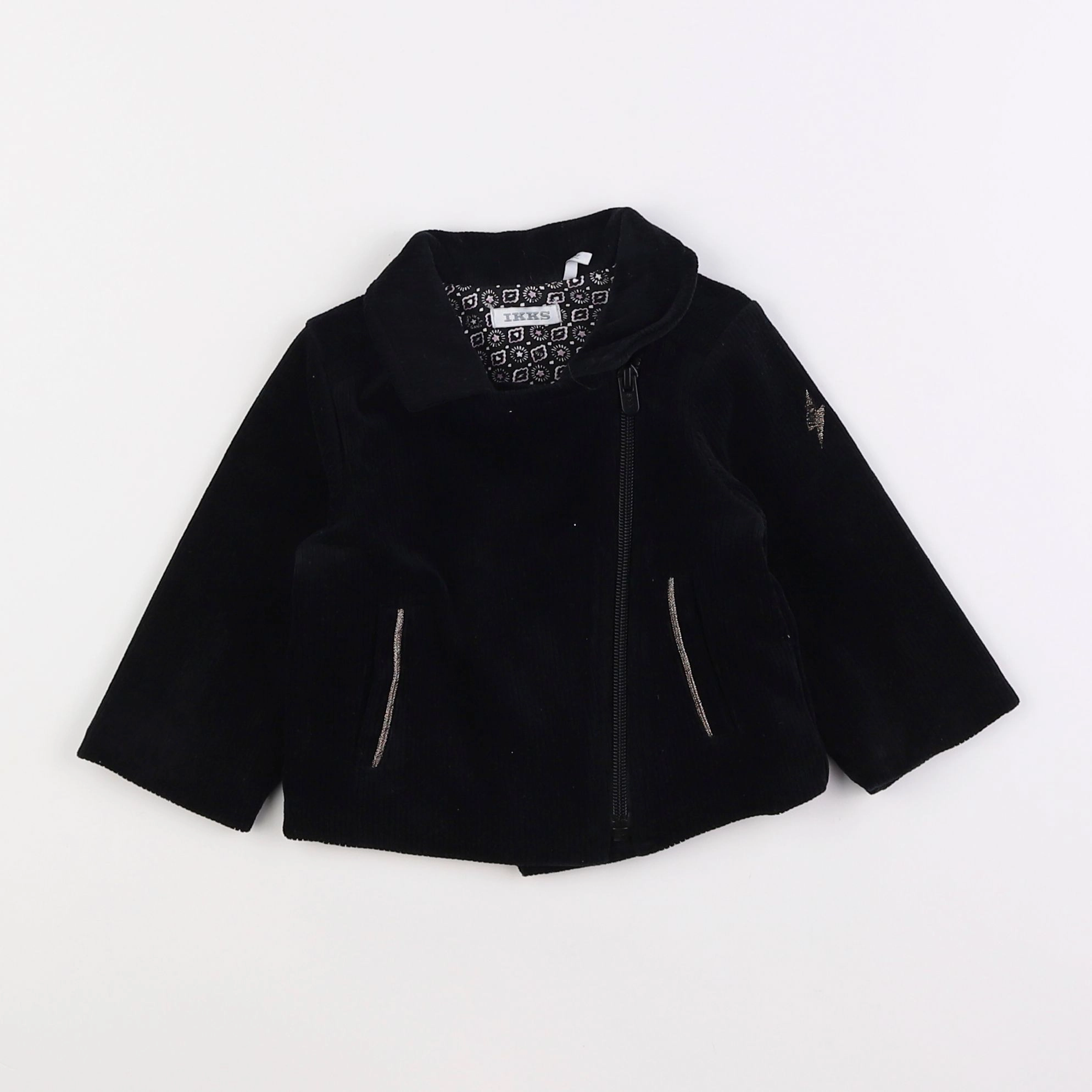 IKKS - veste noir - 12 mois