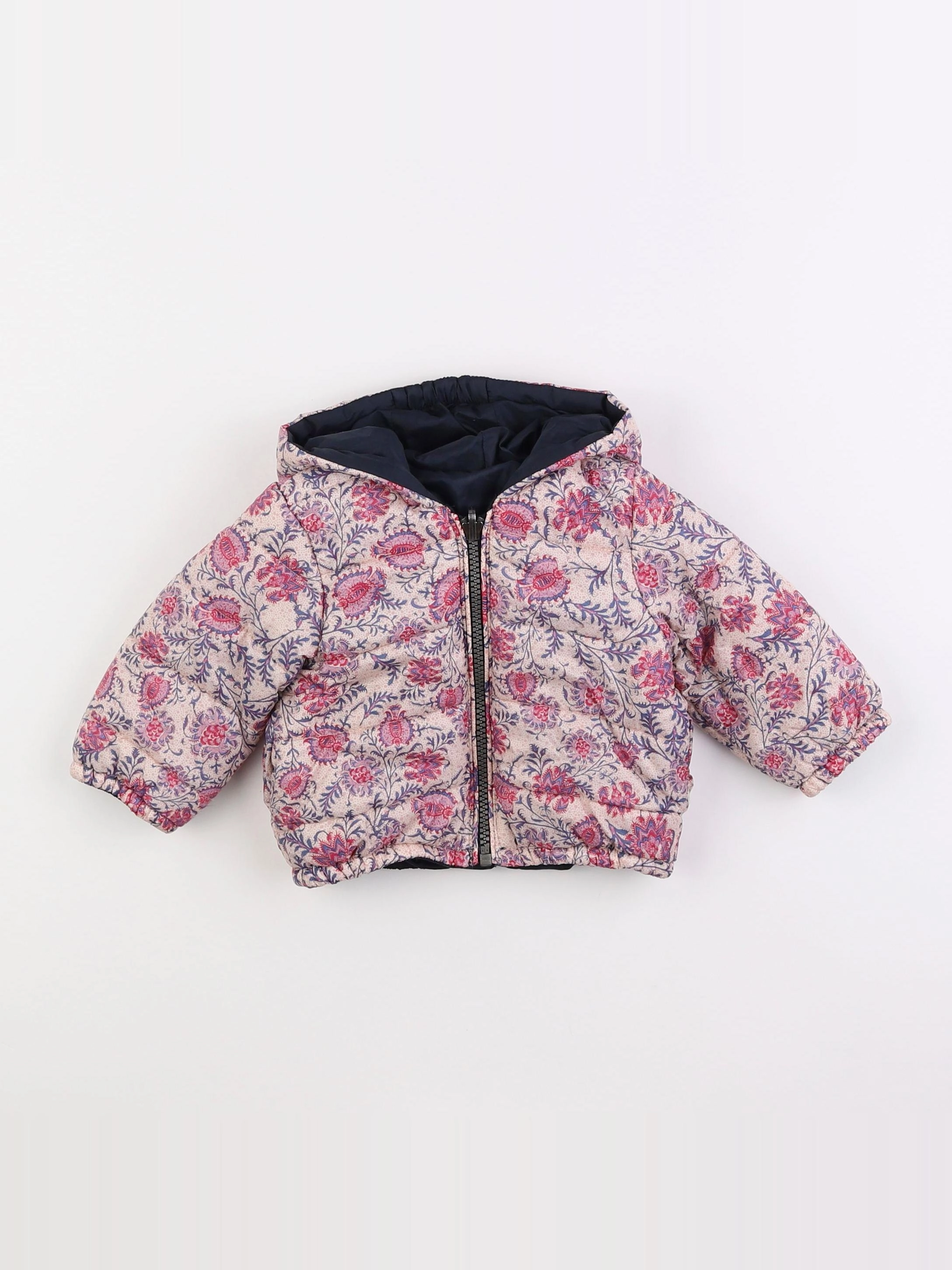 IKKS - doudoune réversible multicolore - 6 mois