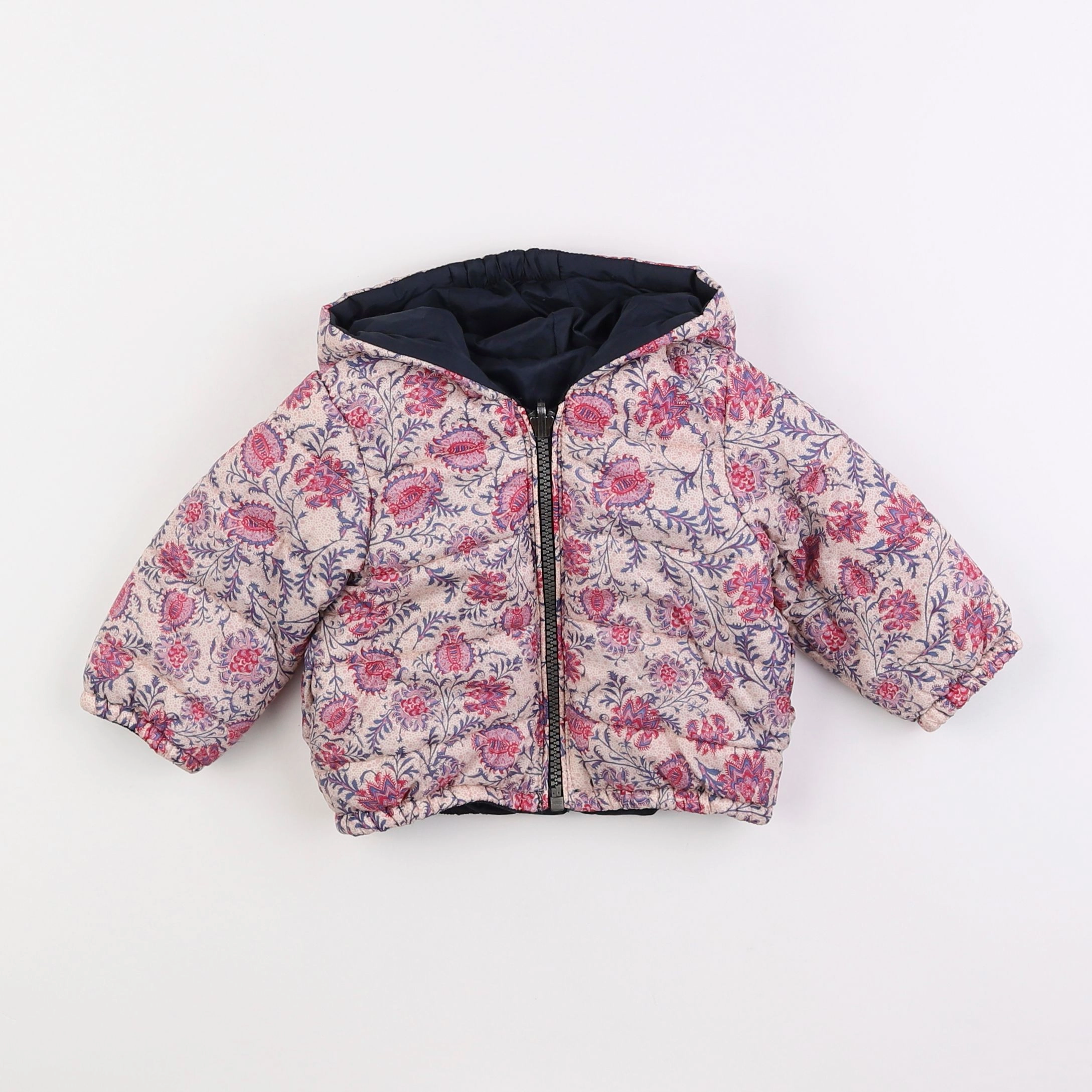 IKKS - doudoune réversible multicolore - 6 mois