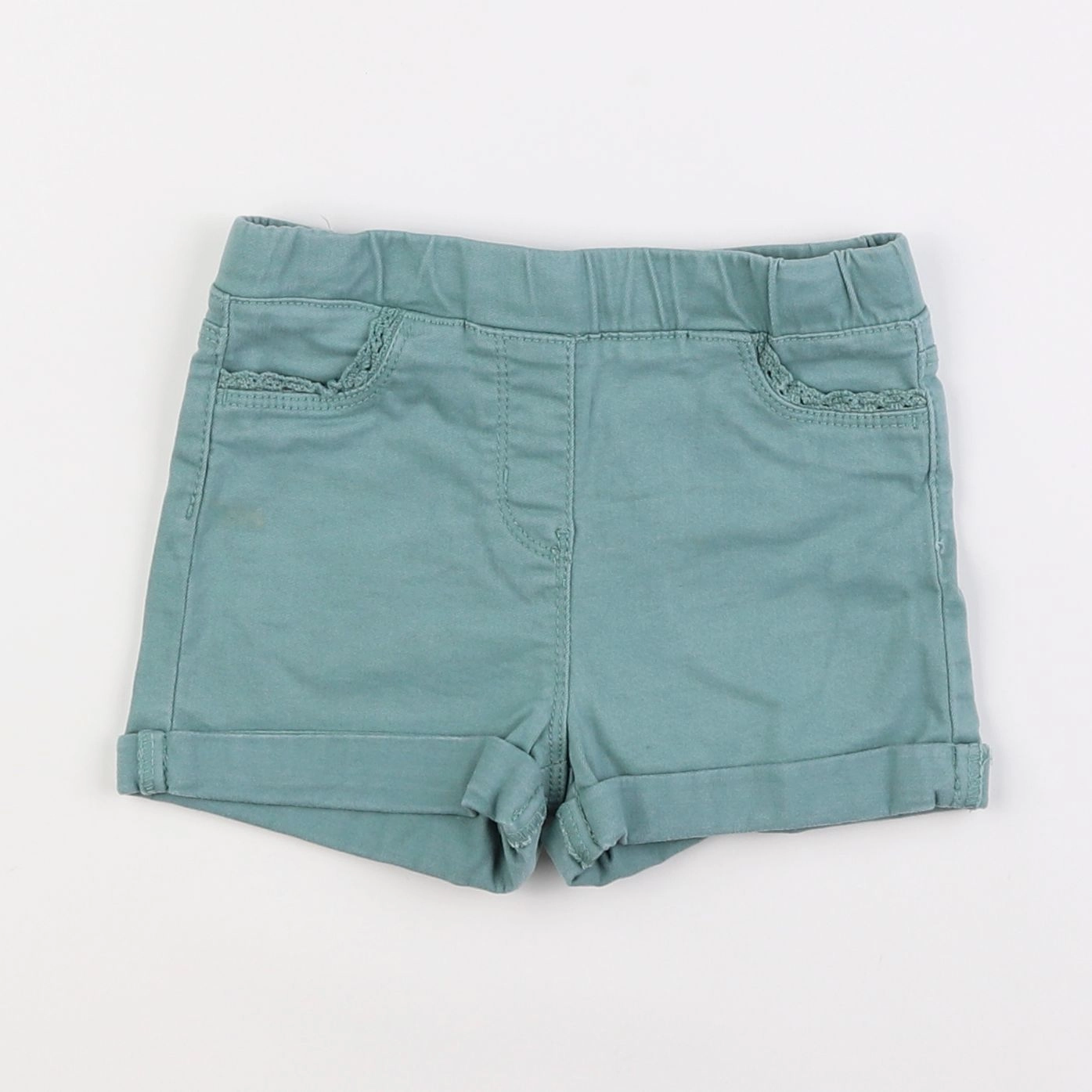 Vertbaudet - short vert - 5 ans