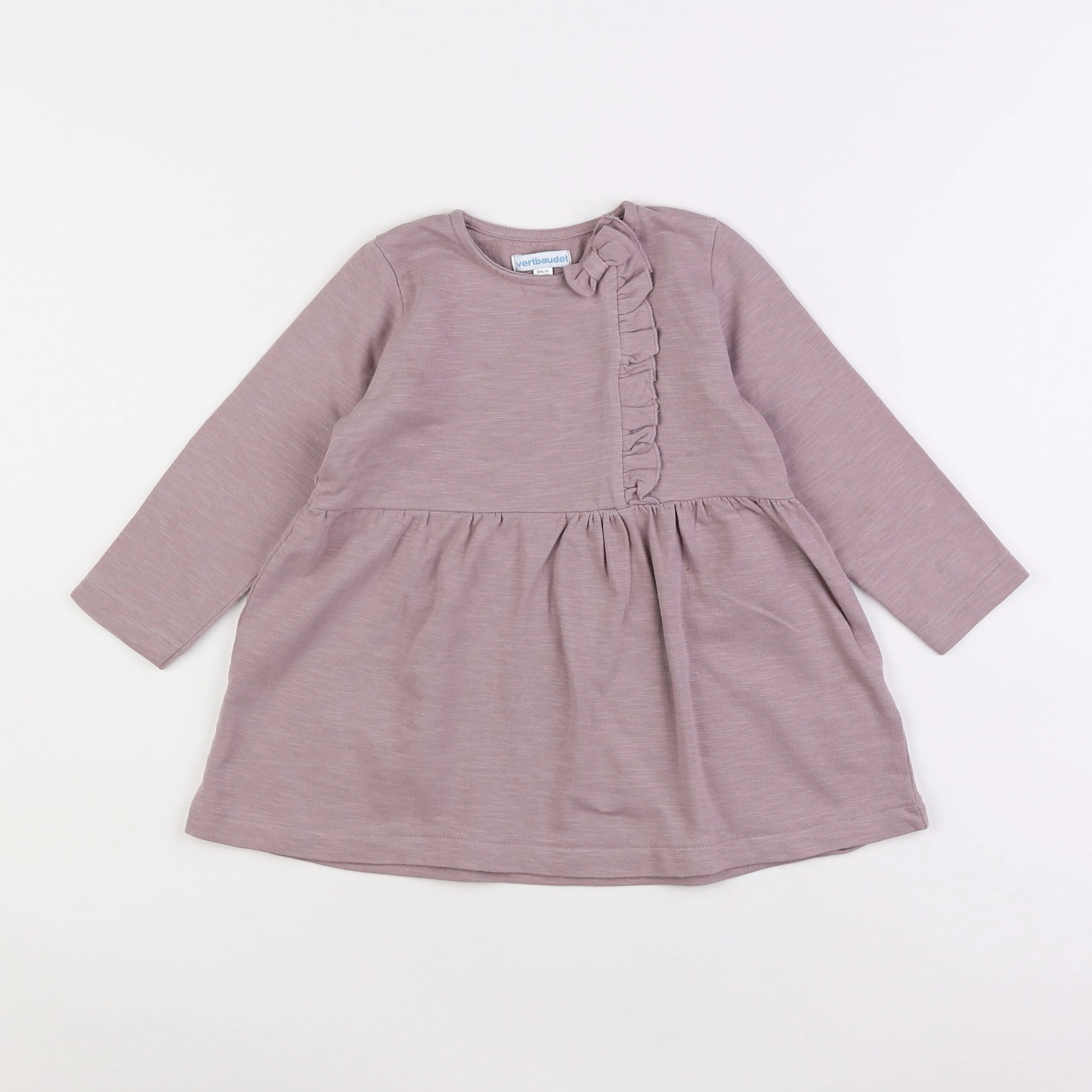 Vertbaudet - robe violet - 3 ans