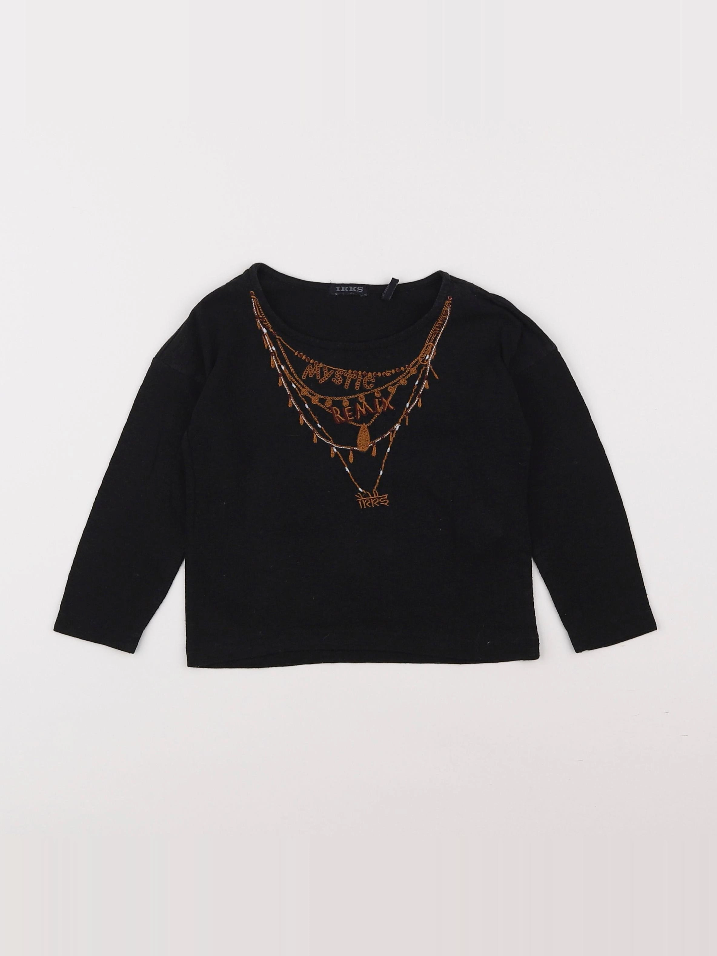 IKKS - tee-shirt noir - 2 ans